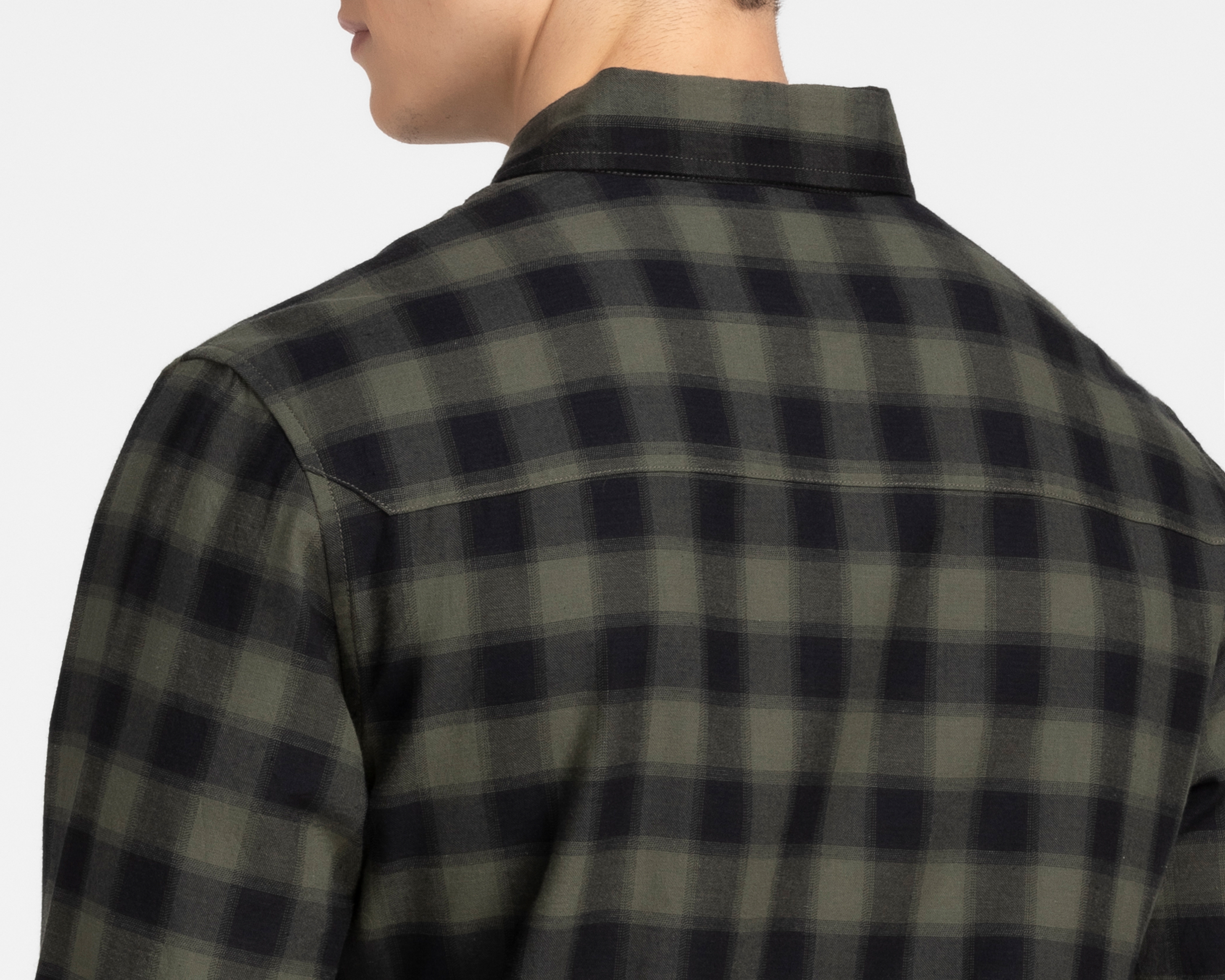 Foto 6 pulgar | Foto 5 | Camisa de Moda de Algodón Refill Regular a Cuadros