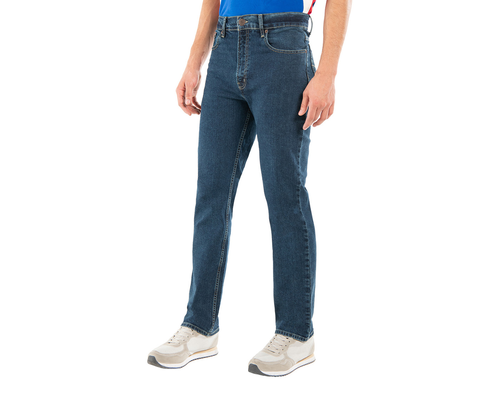 Foto 3 pulgar | Foto 2 | Jeans Straight Oggi Power Avatar Carbon para Hombre