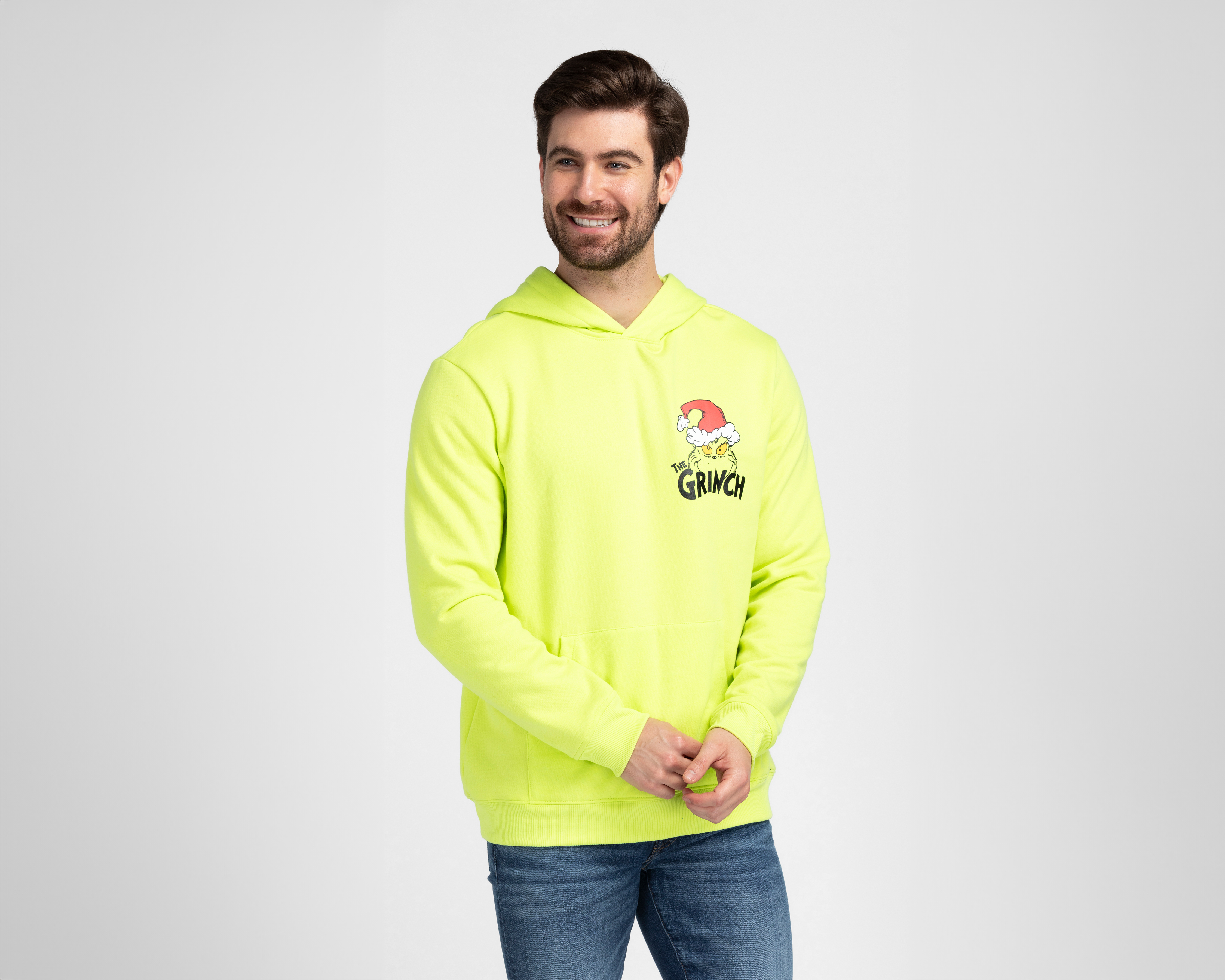 Foto 2 pulgar | Foto 1 | Sudadera con Capucha Dr. Seuss The Grinch para Hombre