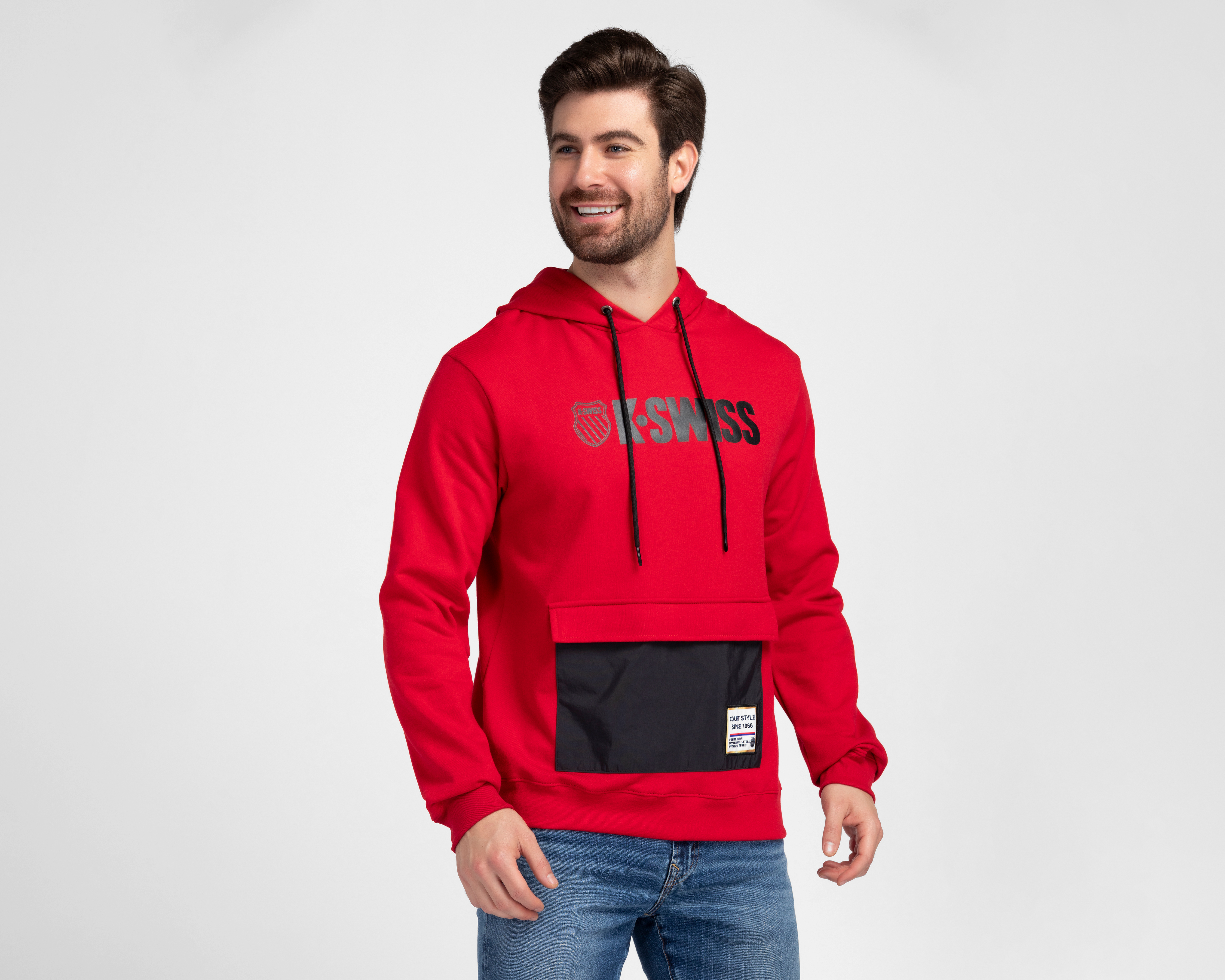 Foto 2 pulgar | Foto 1 | Suéter K-Swiss con Gorro para Hombre