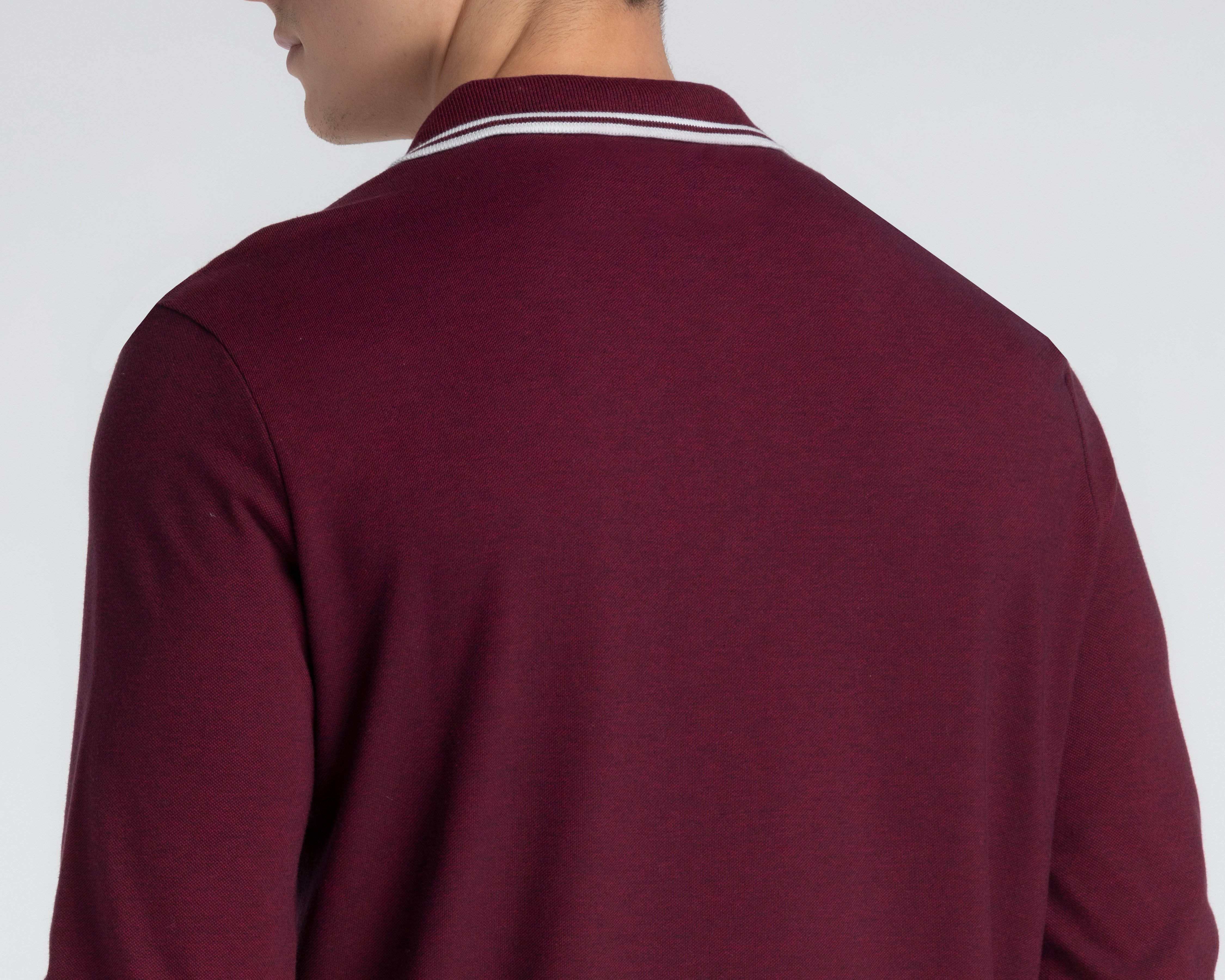 Foto 6 pulgar | Foto 5 | Playera Polo Refill Manga Larga Tinta para Hombre