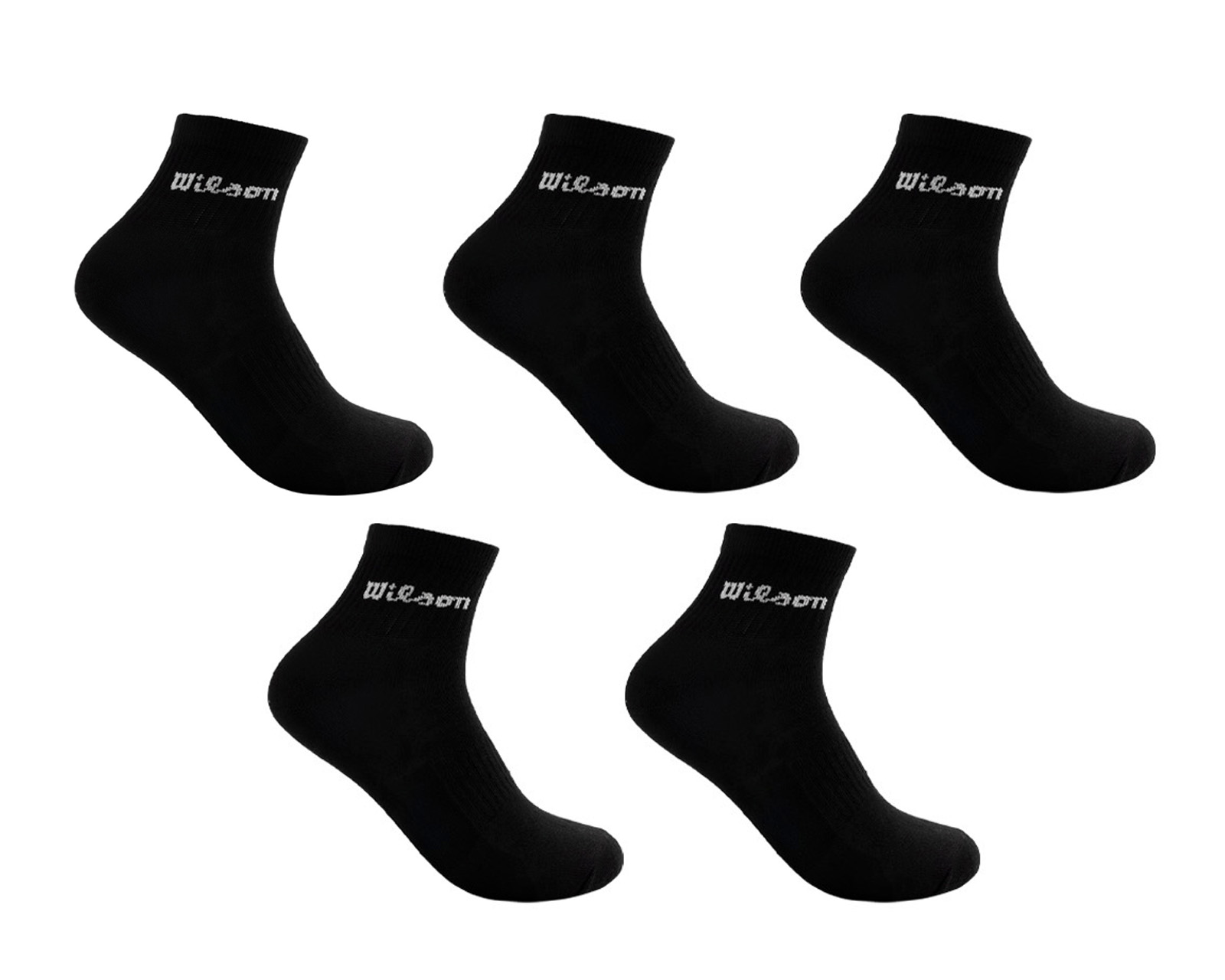 Calcetas Tobilleras Deportivas Wilson para Hombre 5 Pares