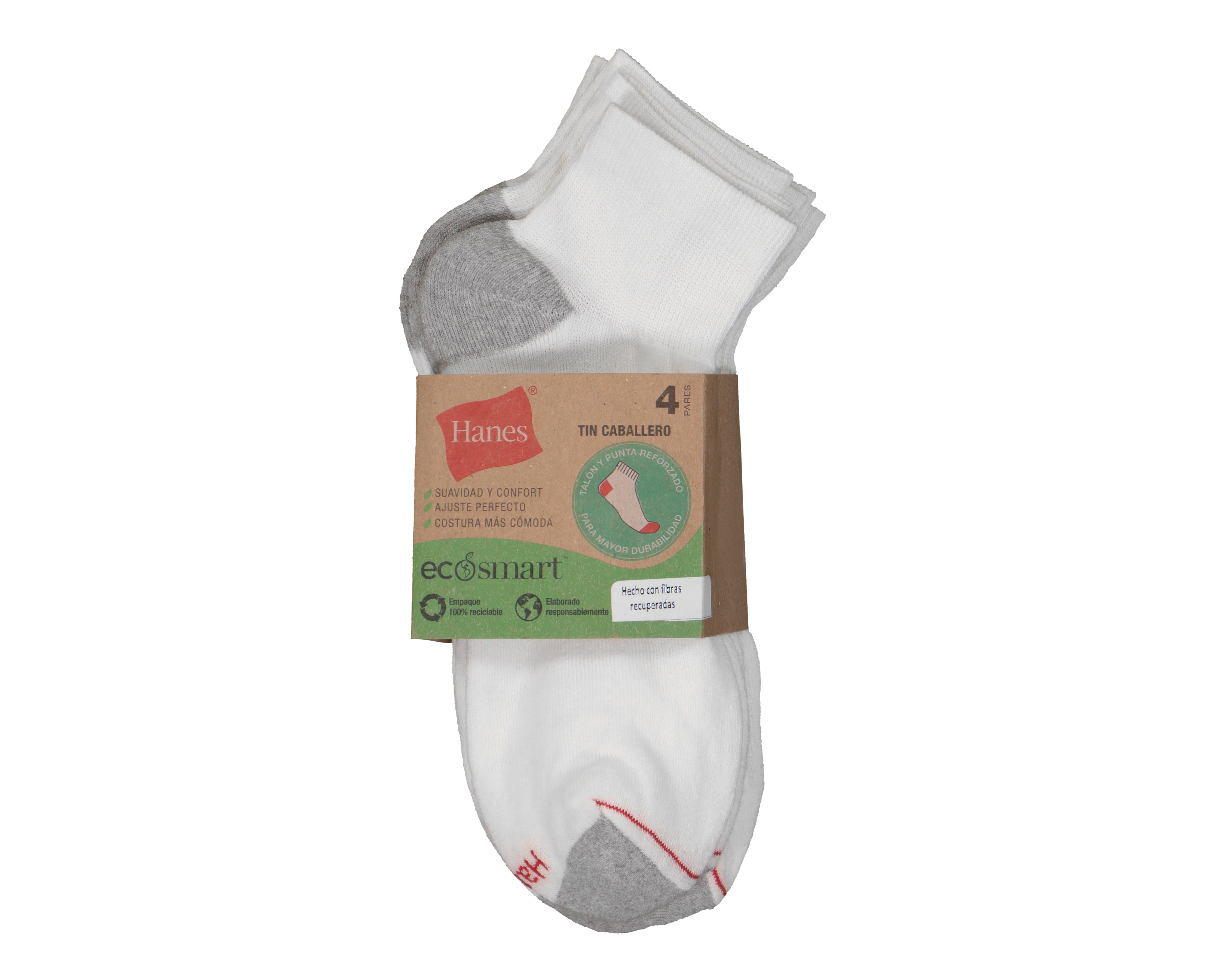 Foto 4 pulgar | Foto 3 | Calcetas Tines Hanes para Hombre 4 Pares