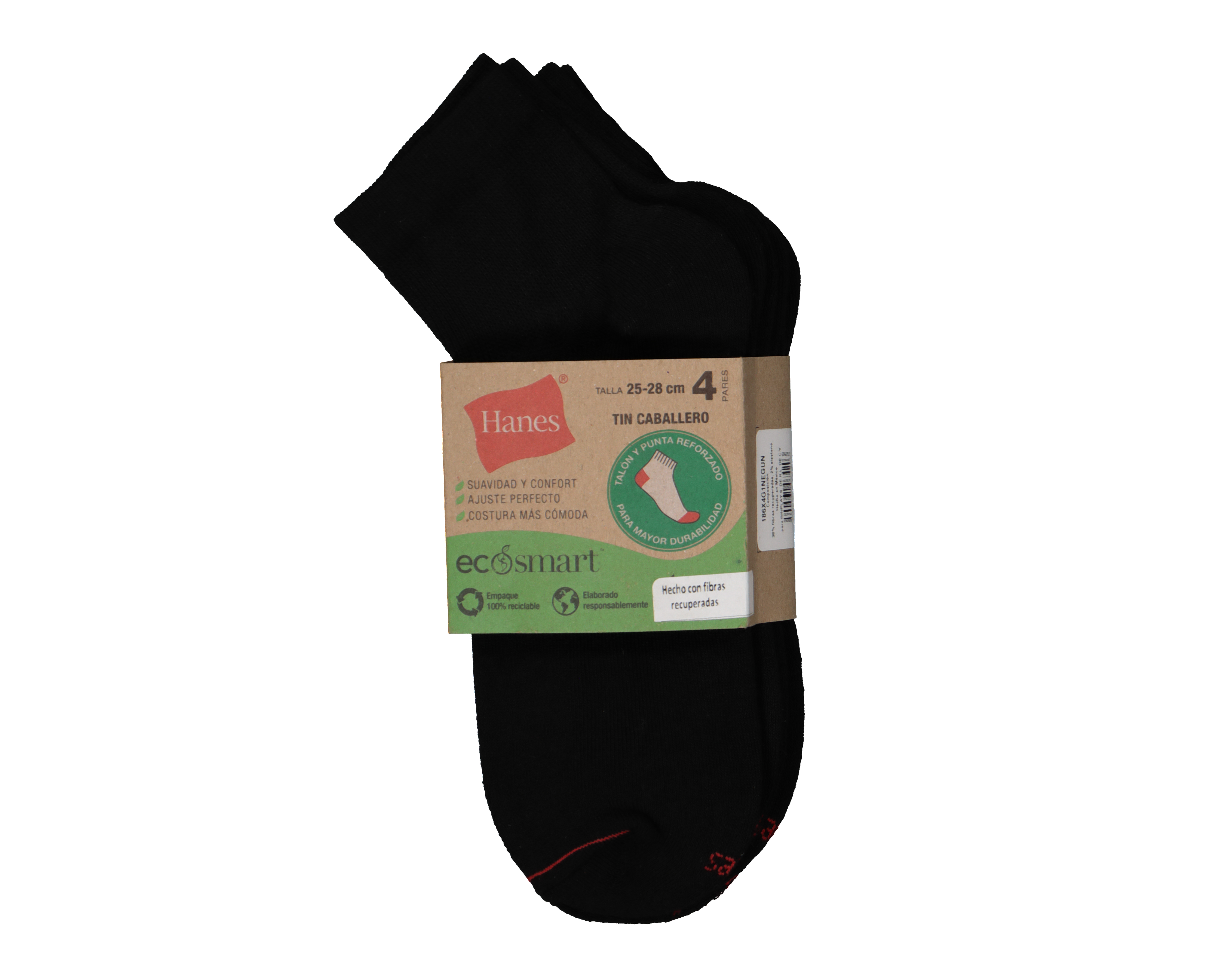 Foto 4 pulgar | Foto 3 | Calcetas Tines Hanes para Hombre 4 Pares