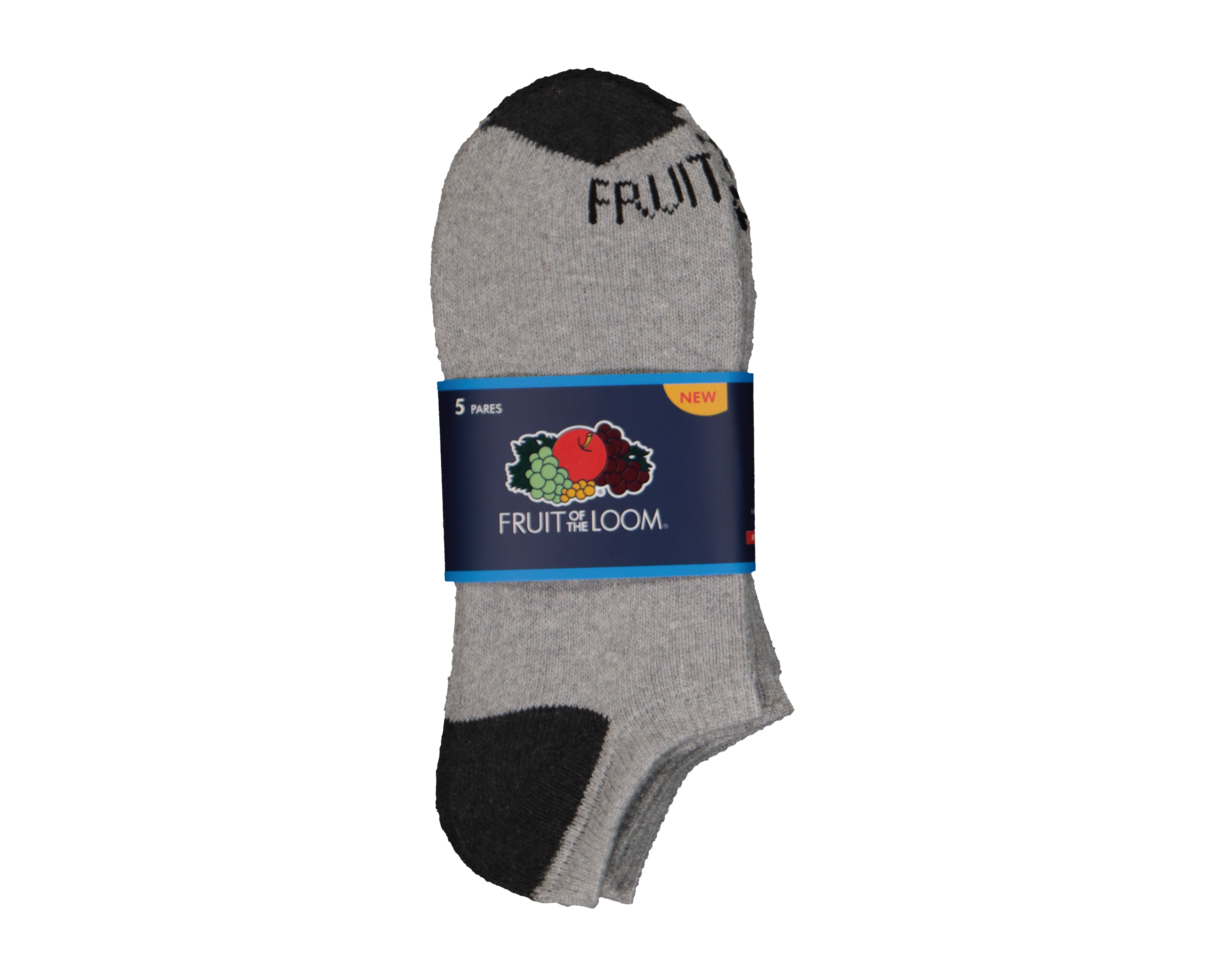 Foto 4 pulgar | Foto 3 | Calcetas Tines Deportivas Fruit Of The Loom para Hombre 5 Pares