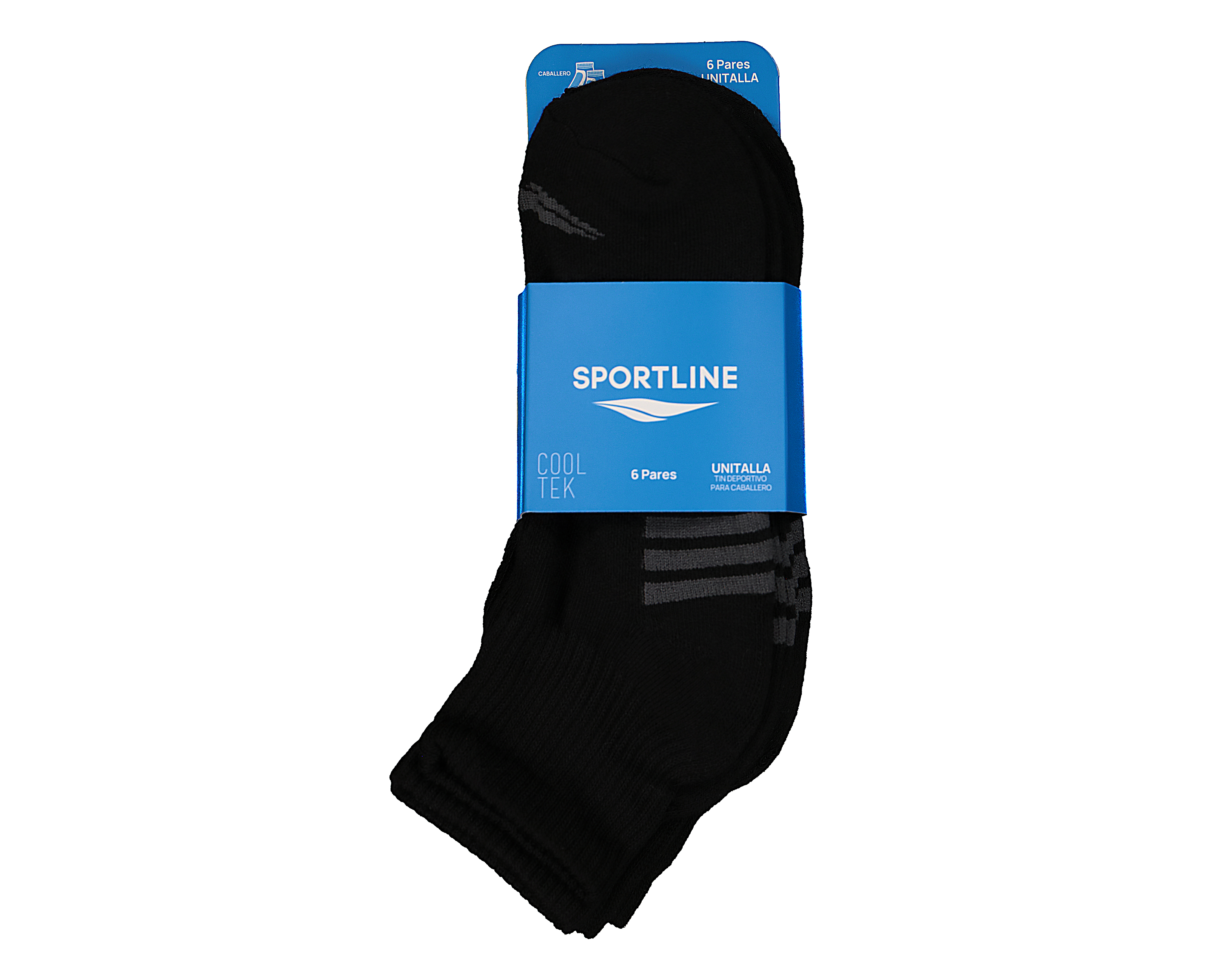 Foto 4 pulgar | Foto 3 | Calcetines Deportivos Sportline para Hombre 6 Piezas