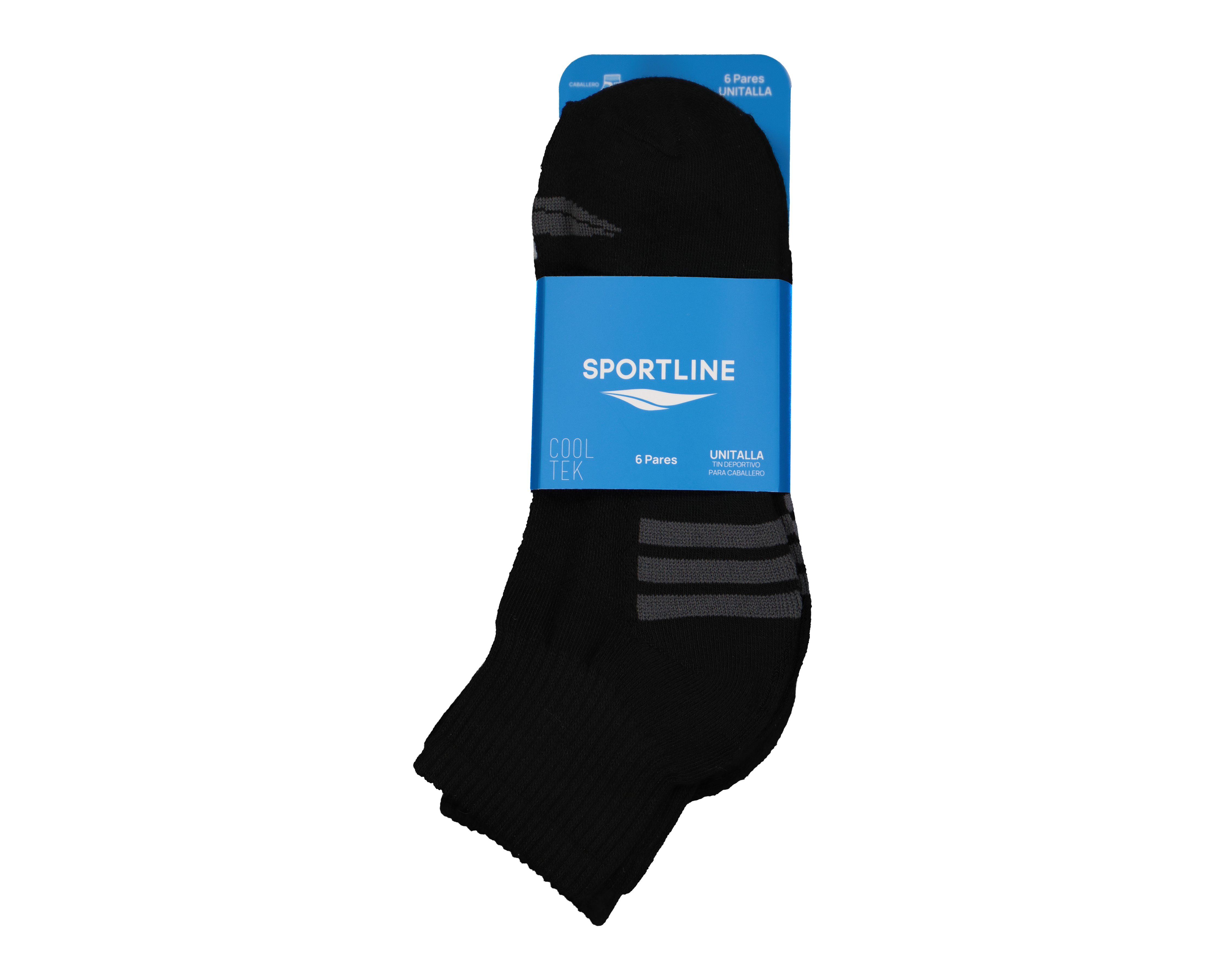 Foto 4 pulgar | Foto 3 | Calcetines Deportivos Sportline para Hombre 6 Piezas