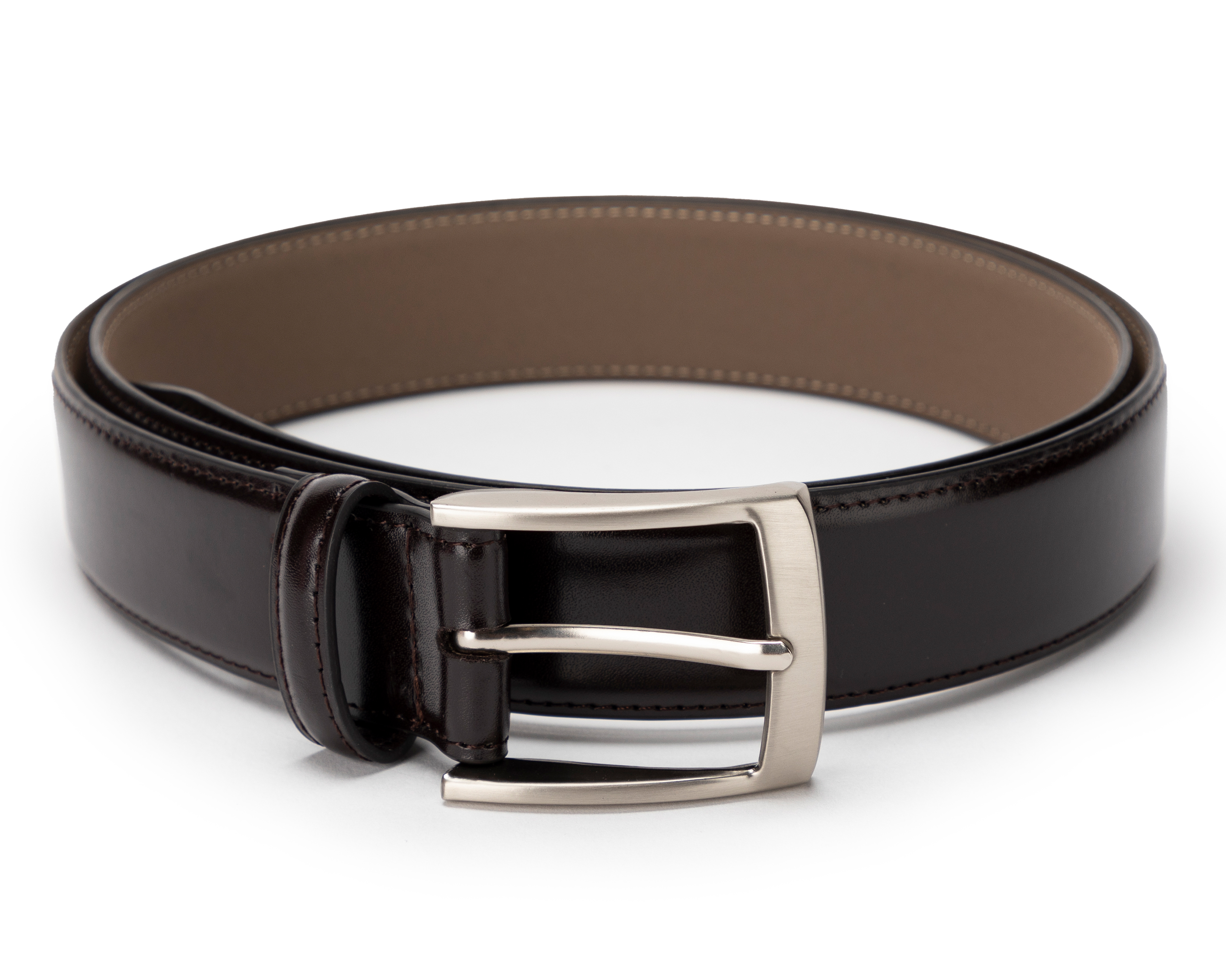 Foto 2 pulgar | Foto 1 | Cinturón de Piel para Hombre Wall Street