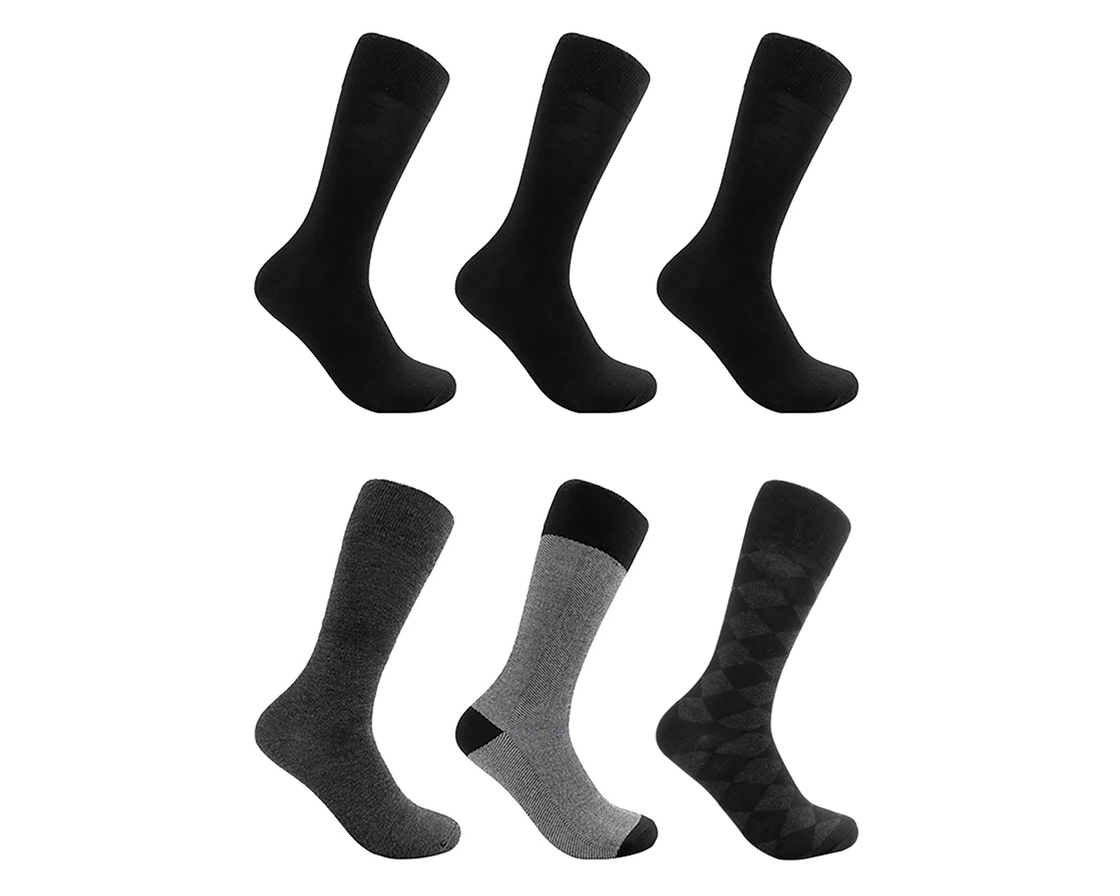 Foto 2 pulgar | Foto 1 | Calcetas Largas Fruit of the Loom para Hombre 6 Pares