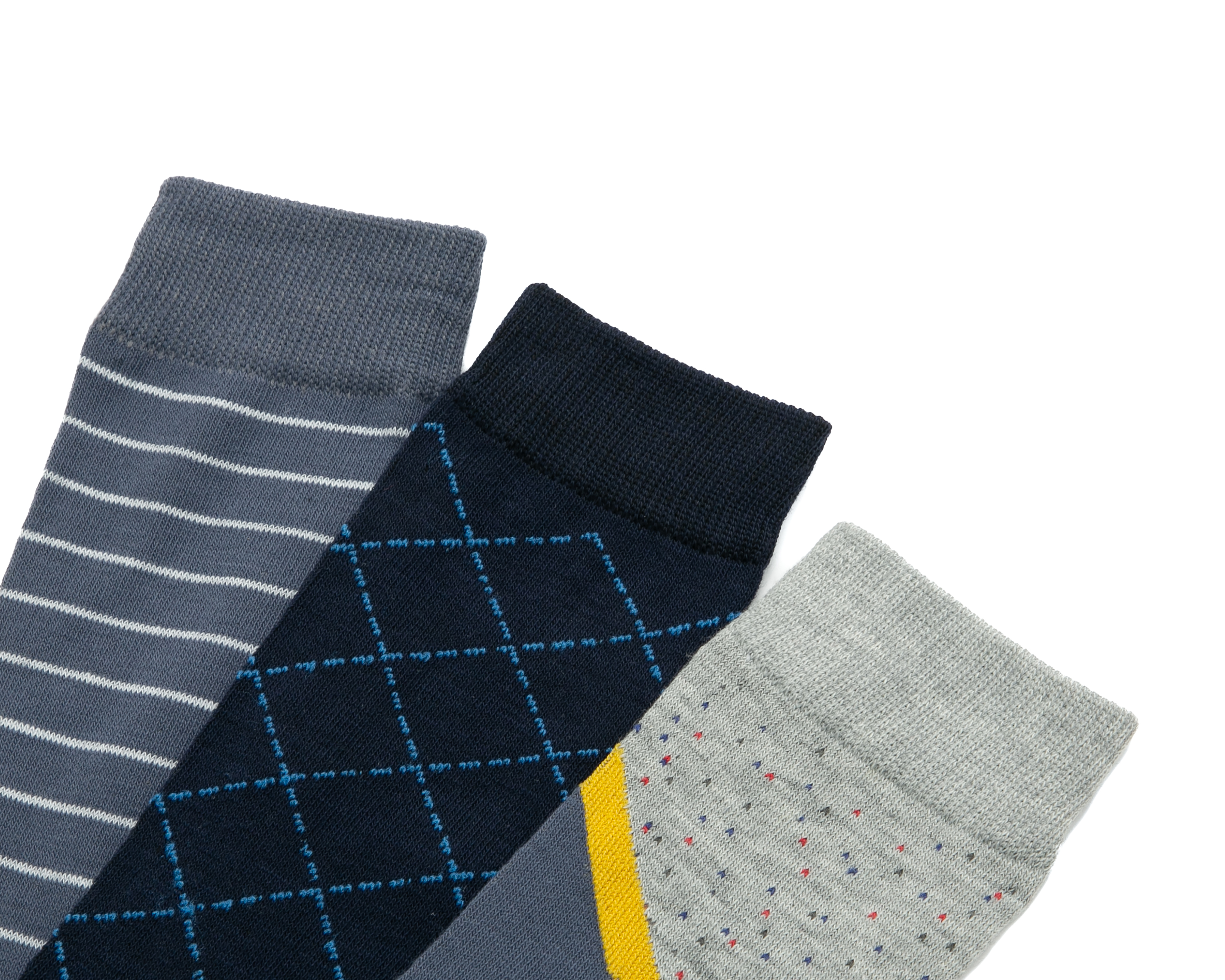 Foto 3 pulgar | Foto 2 | Calcetas Largas Wall Street para Hombre 5 Pares