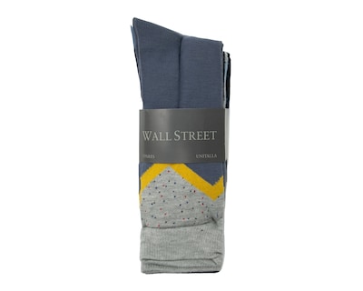 Foto 3 | Foto 3 | Calcetas Largas Wall Street para Hombre 5 Pares