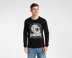 Playera NFL Raiders Eckó Unltd. Cuello Redondo