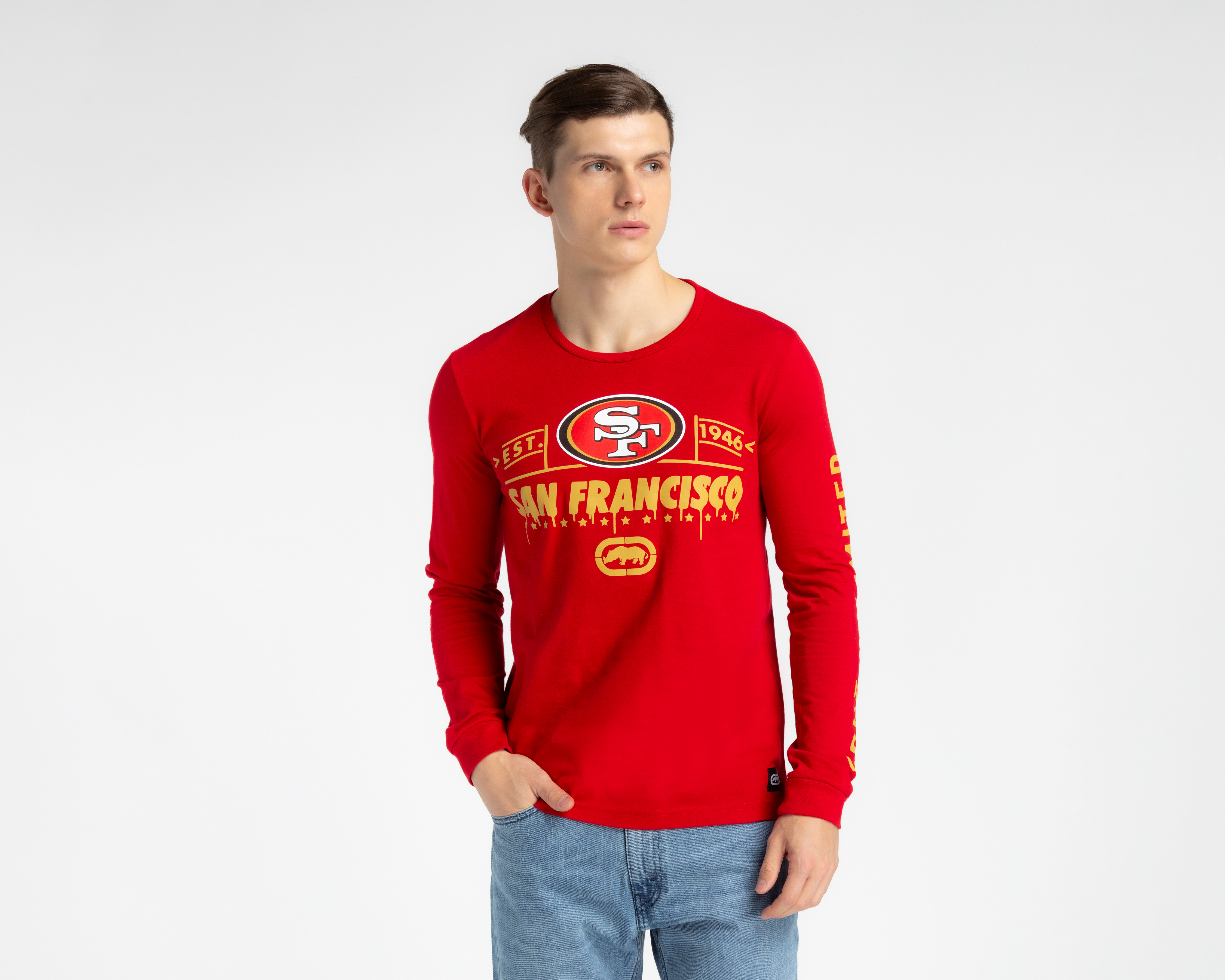 Foto 1 | Foto 1 | Playera NFL San Francisco 49ers Eckó Unltd. Cuello Redondo