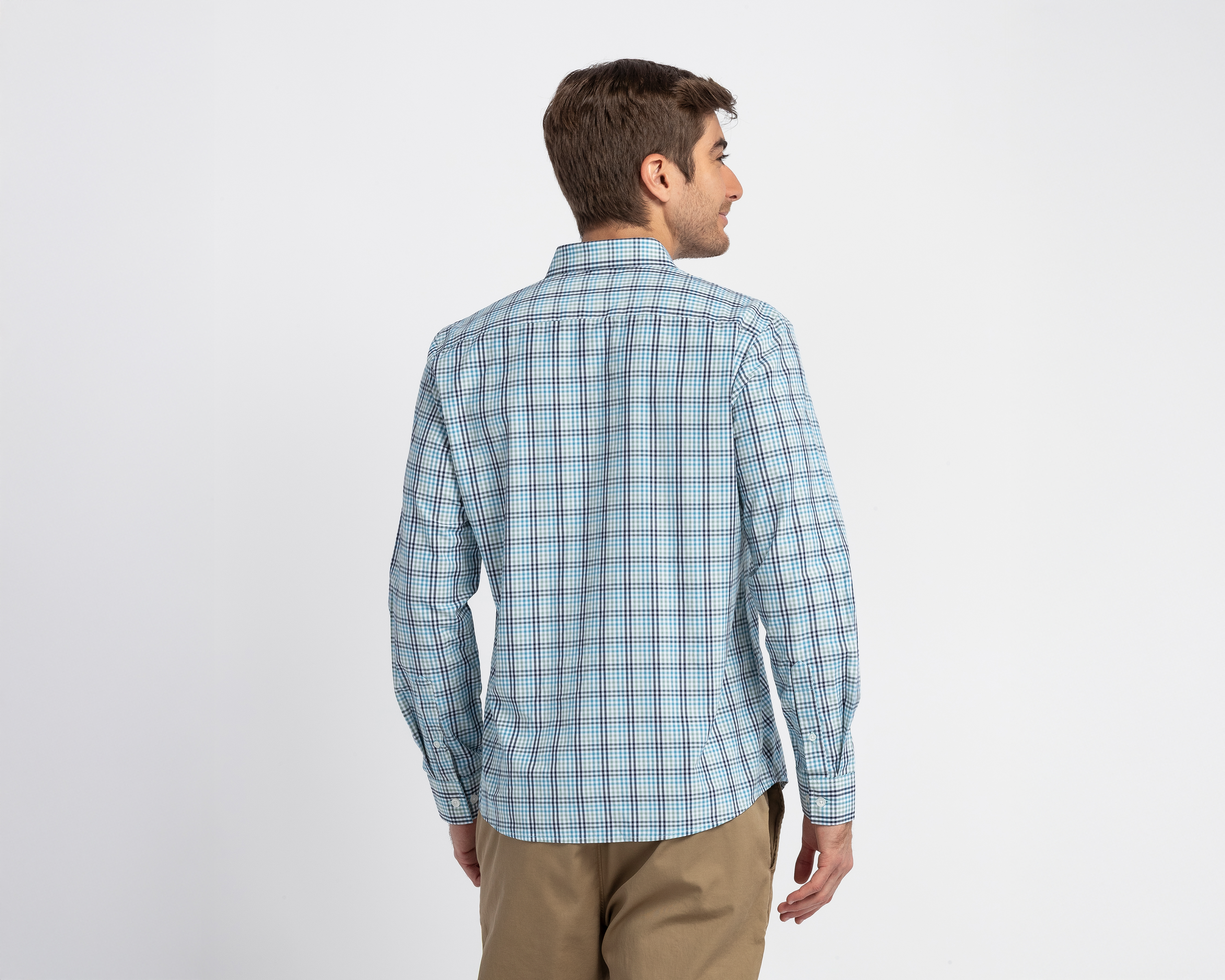 Foto 3 pulgar | Foto 2 | Camisa Casual Yale Regular a Cuadros