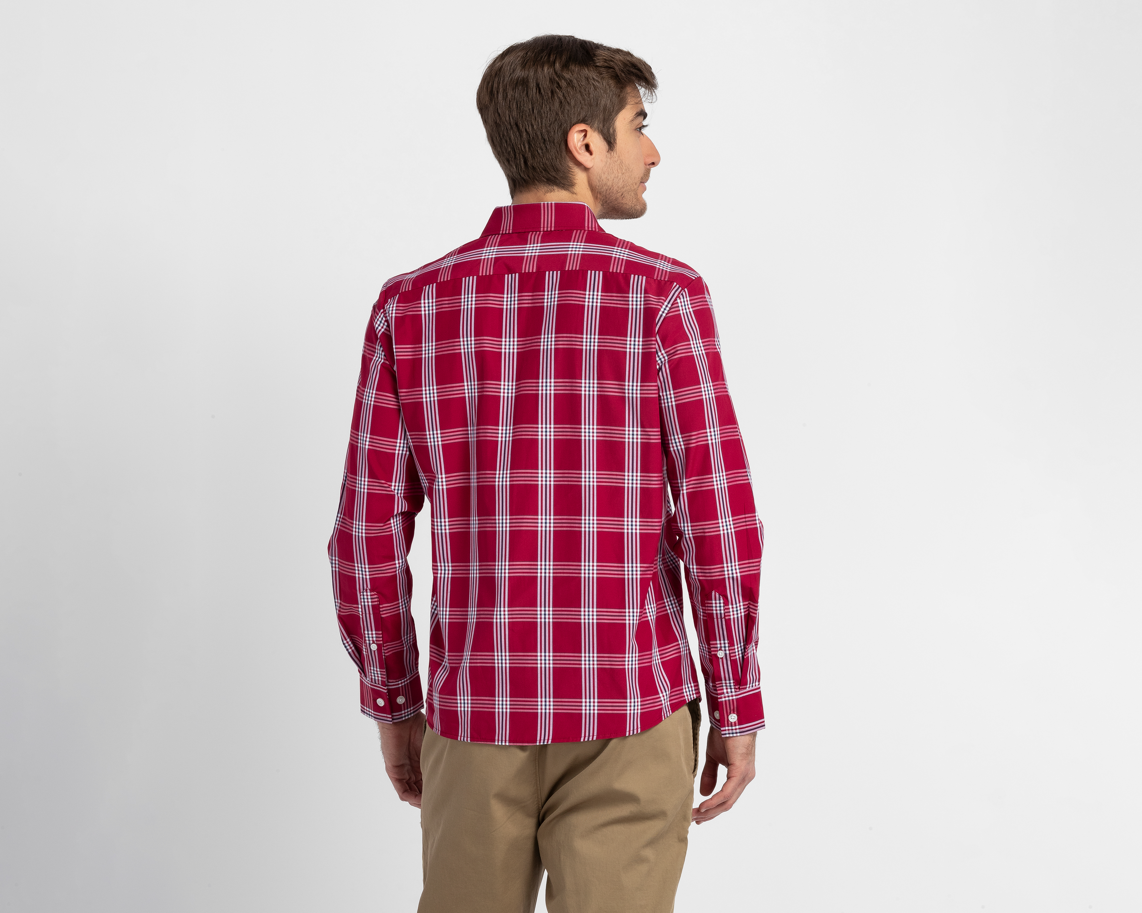 Foto 3 pulgar | Foto 2 | Camisa Casual Yale Regular a Cuadros