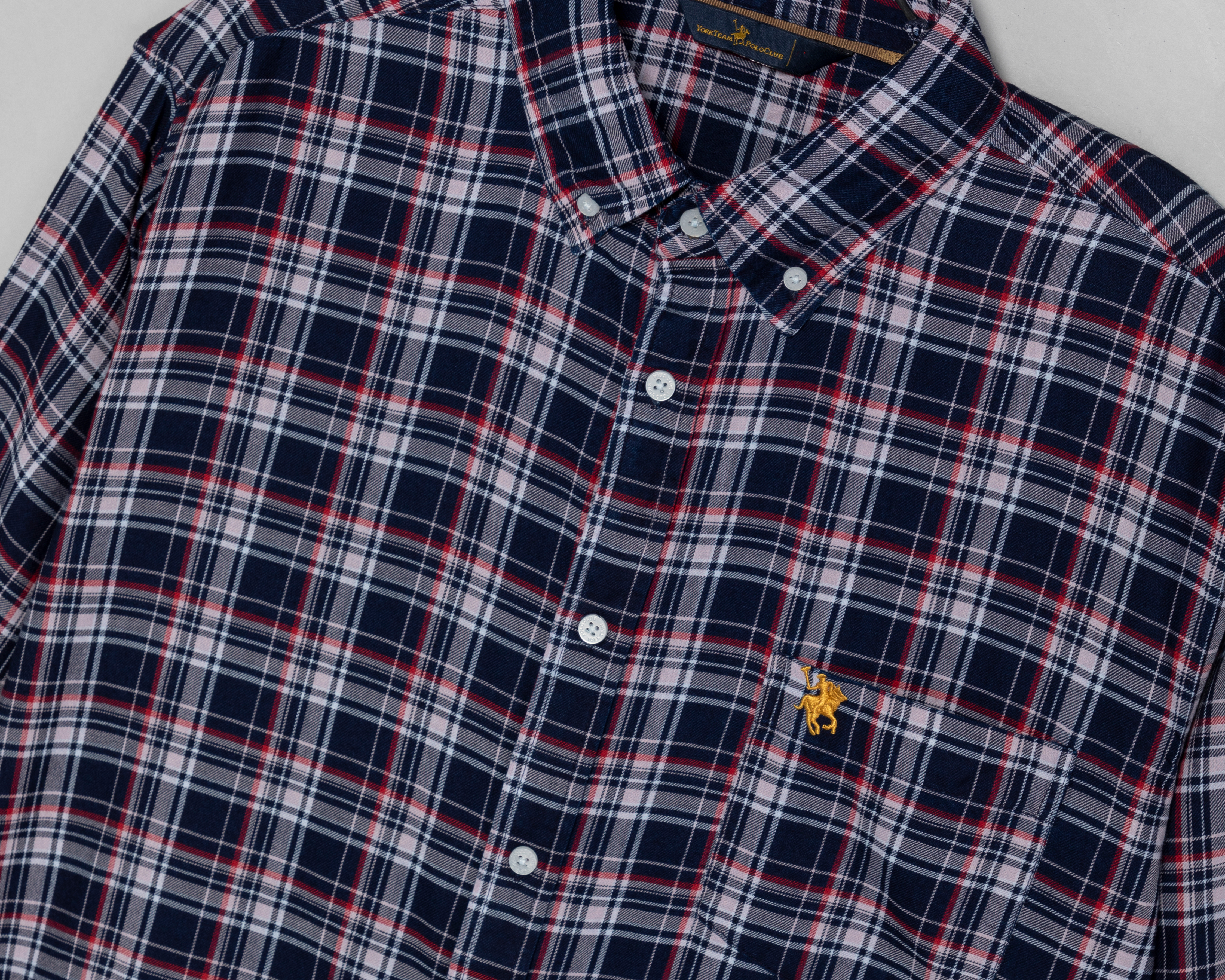 Foto 3 | Foto 3 | Camisa Casual de Algodón York Team Polo Club Regular Fit a Cuadros