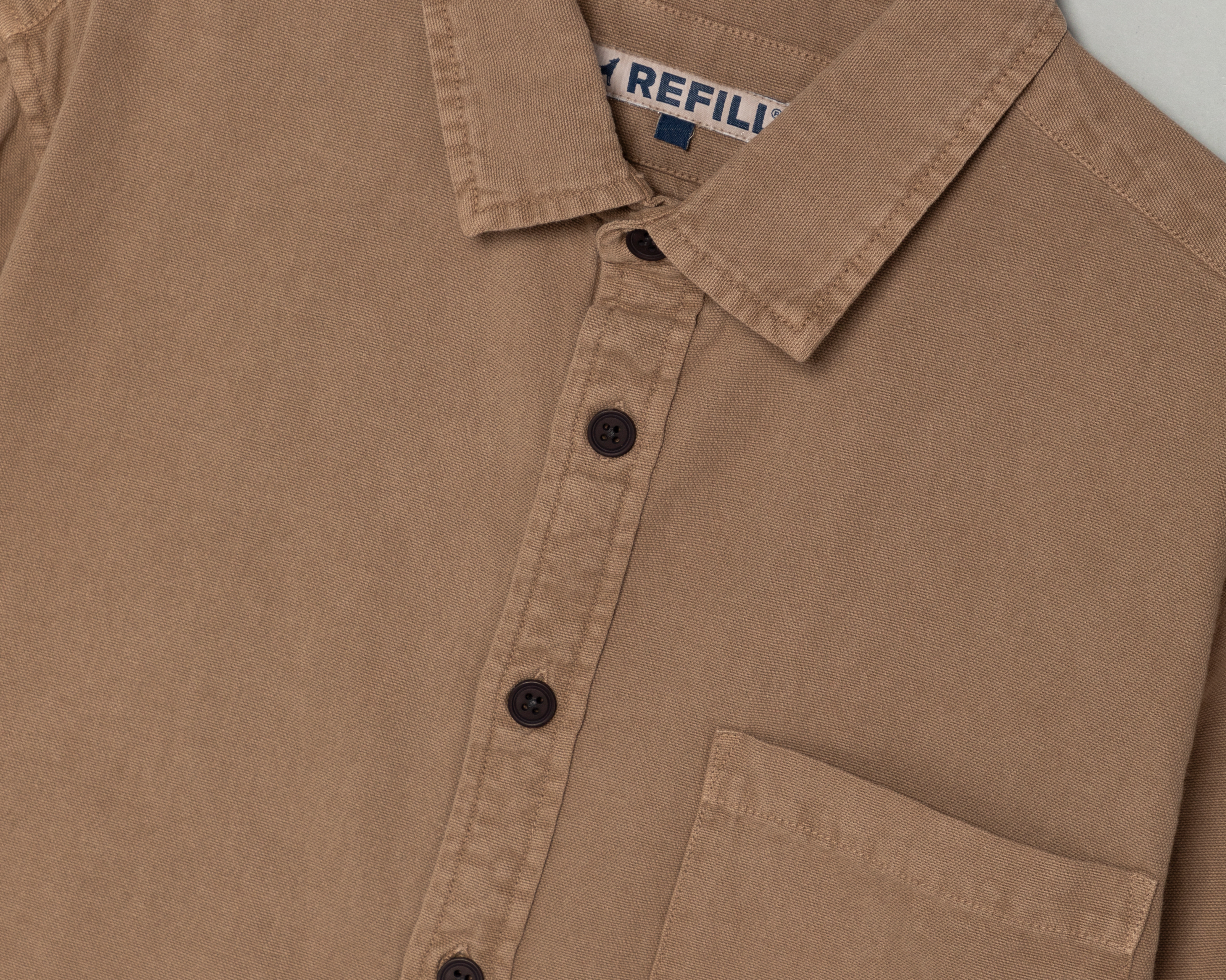 Foto 3 | Foto 3 | Camisa de Moda de Algodón Refill Regular Lisa