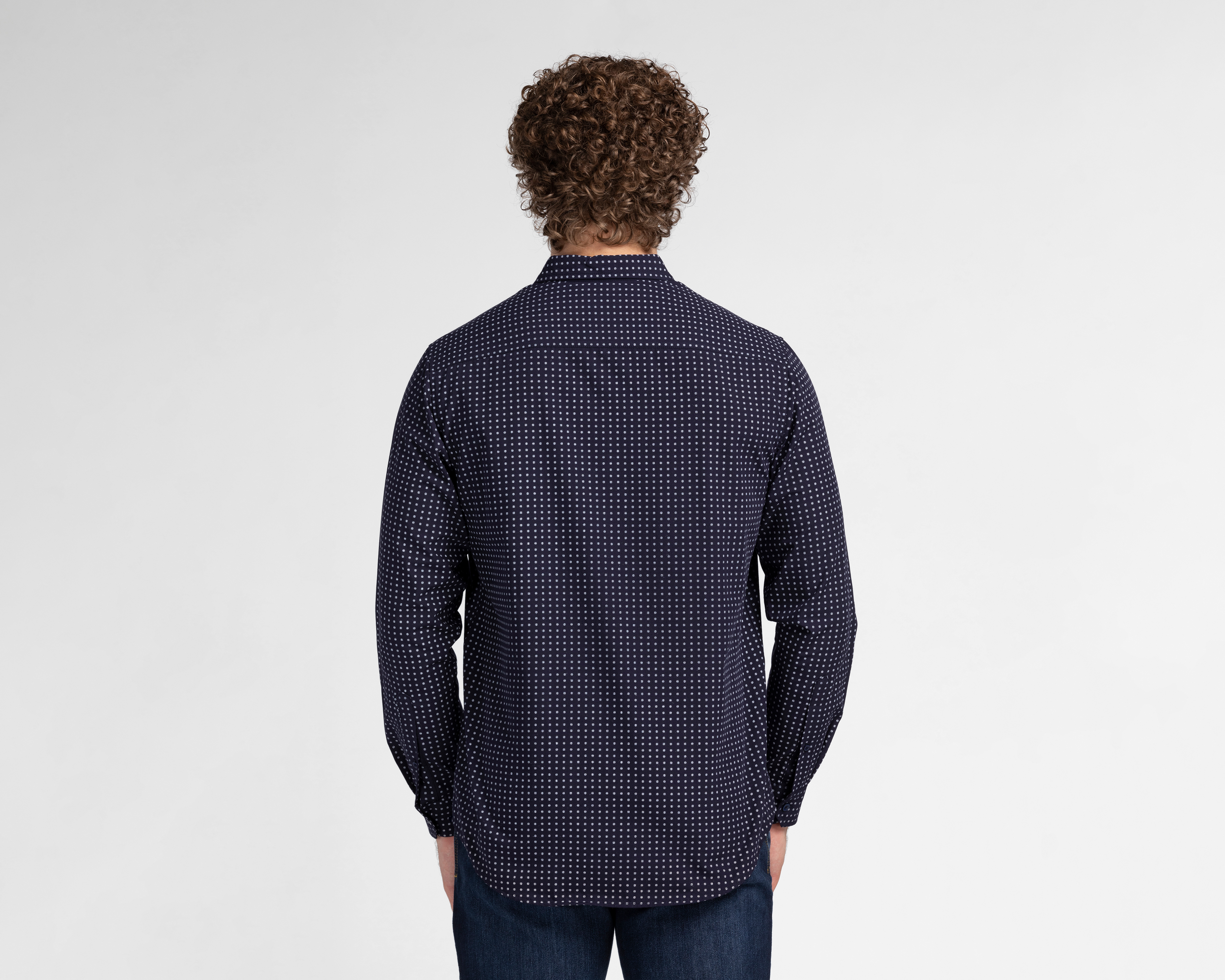 Foto 2 | Foto 2 | Camisa Casual Porto Sur Regular con Miniprint