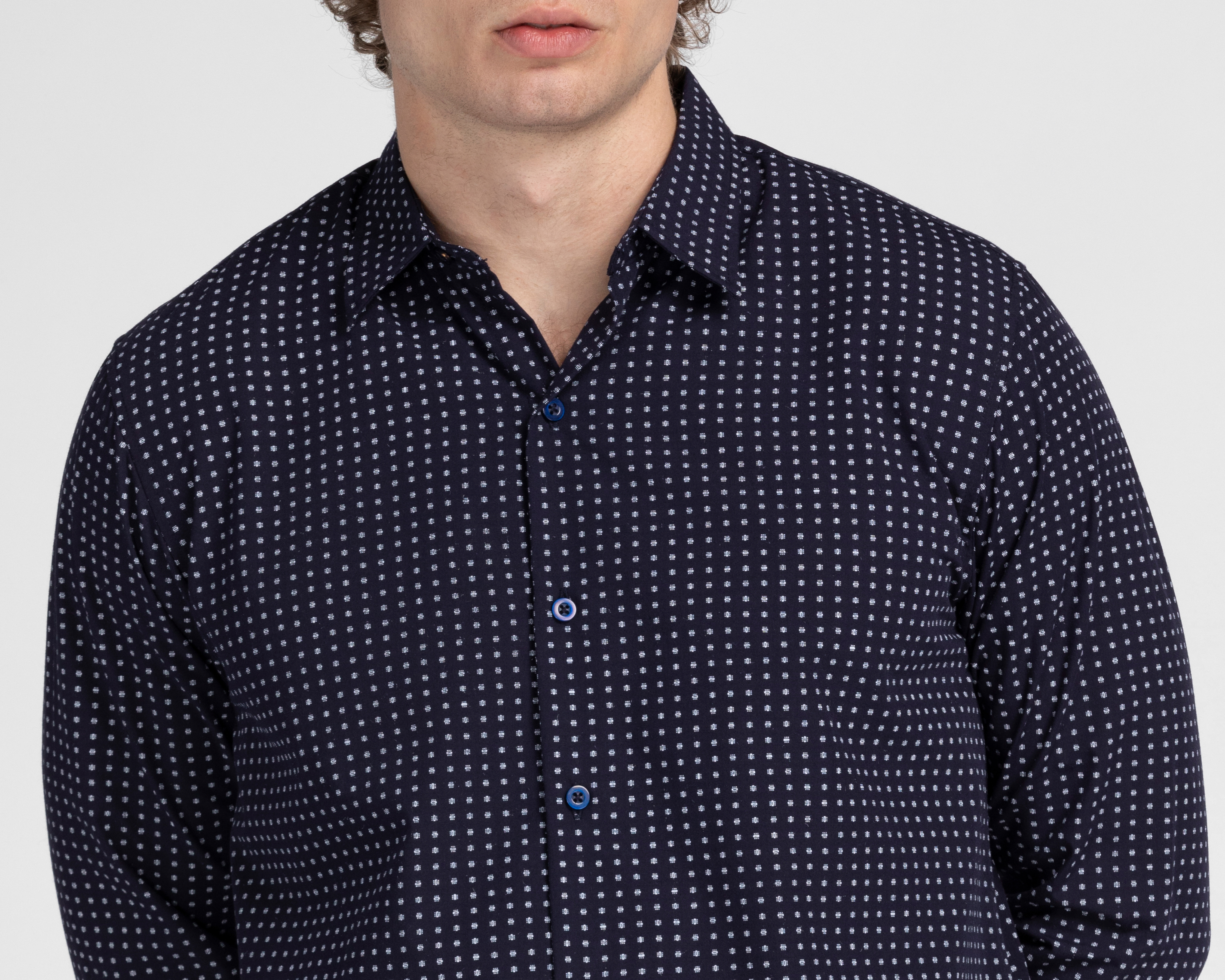 Foto 3 | Foto 3 | Camisa Casual Porto Sur Regular con Miniprint