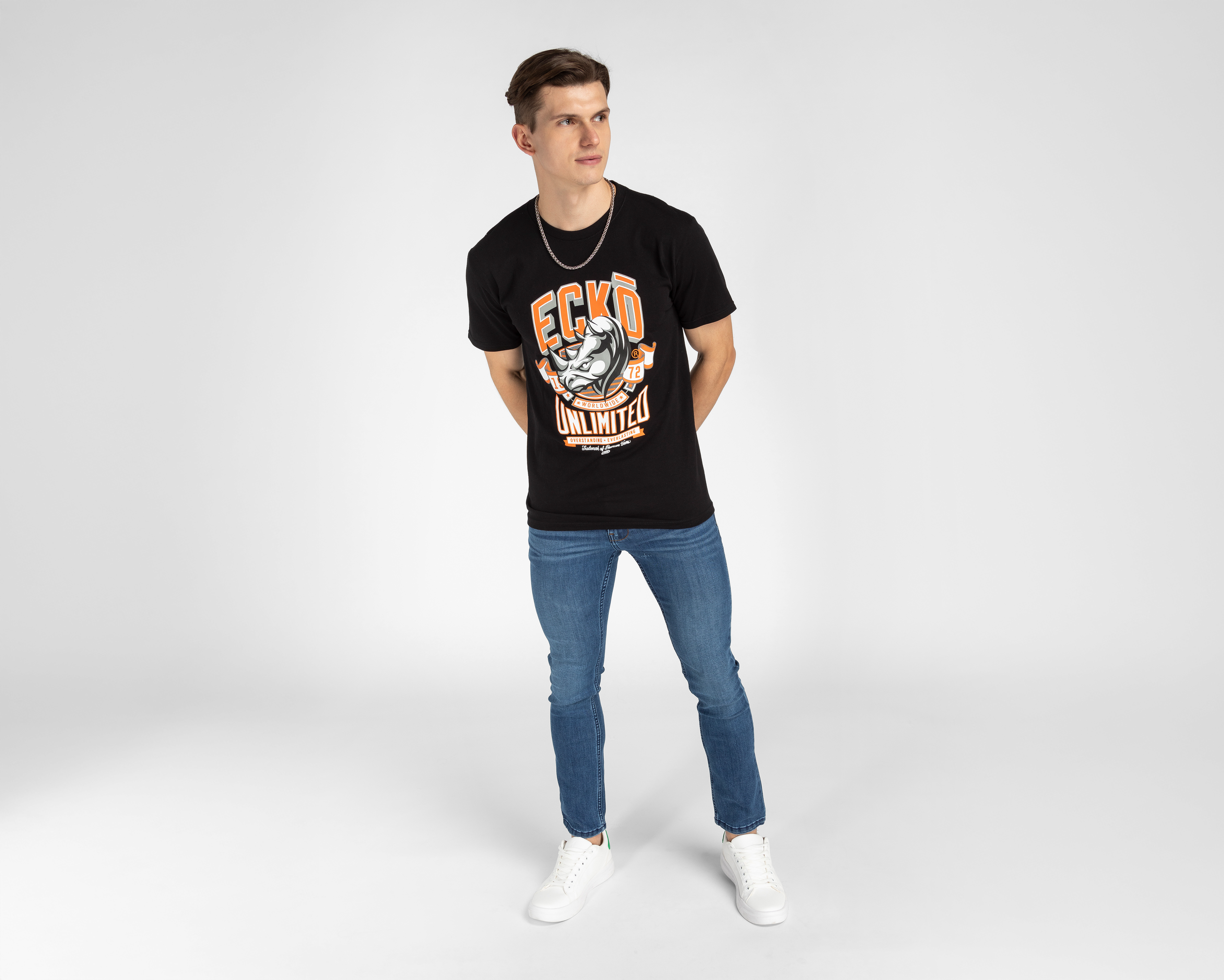 Foto 3 pulgar | Foto 2 | Playera Eckó Unltd. Cuello Redondo