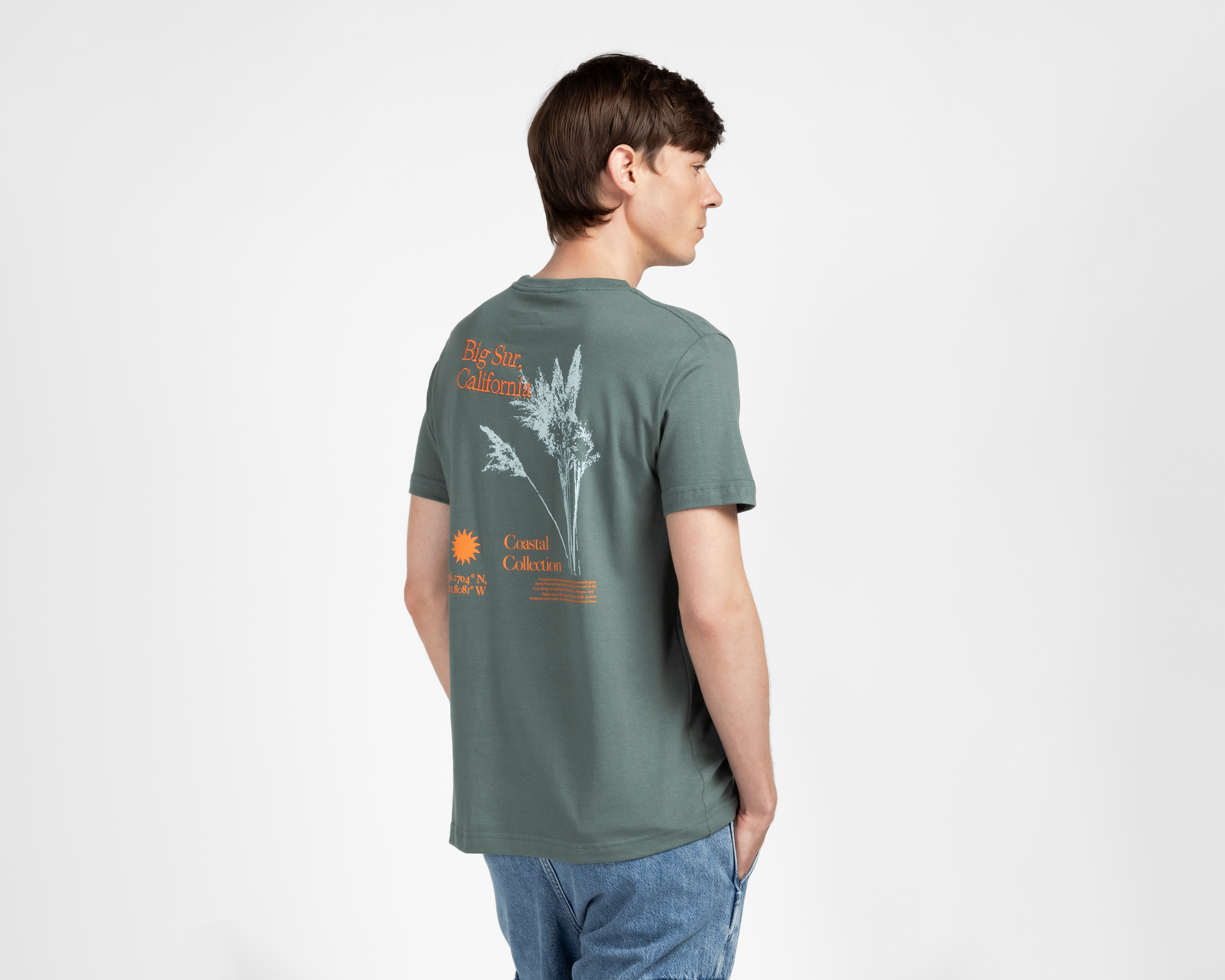 Foto 3 | Foto 3 | Playera de Cuello Redondo Refill Verde para Hombre