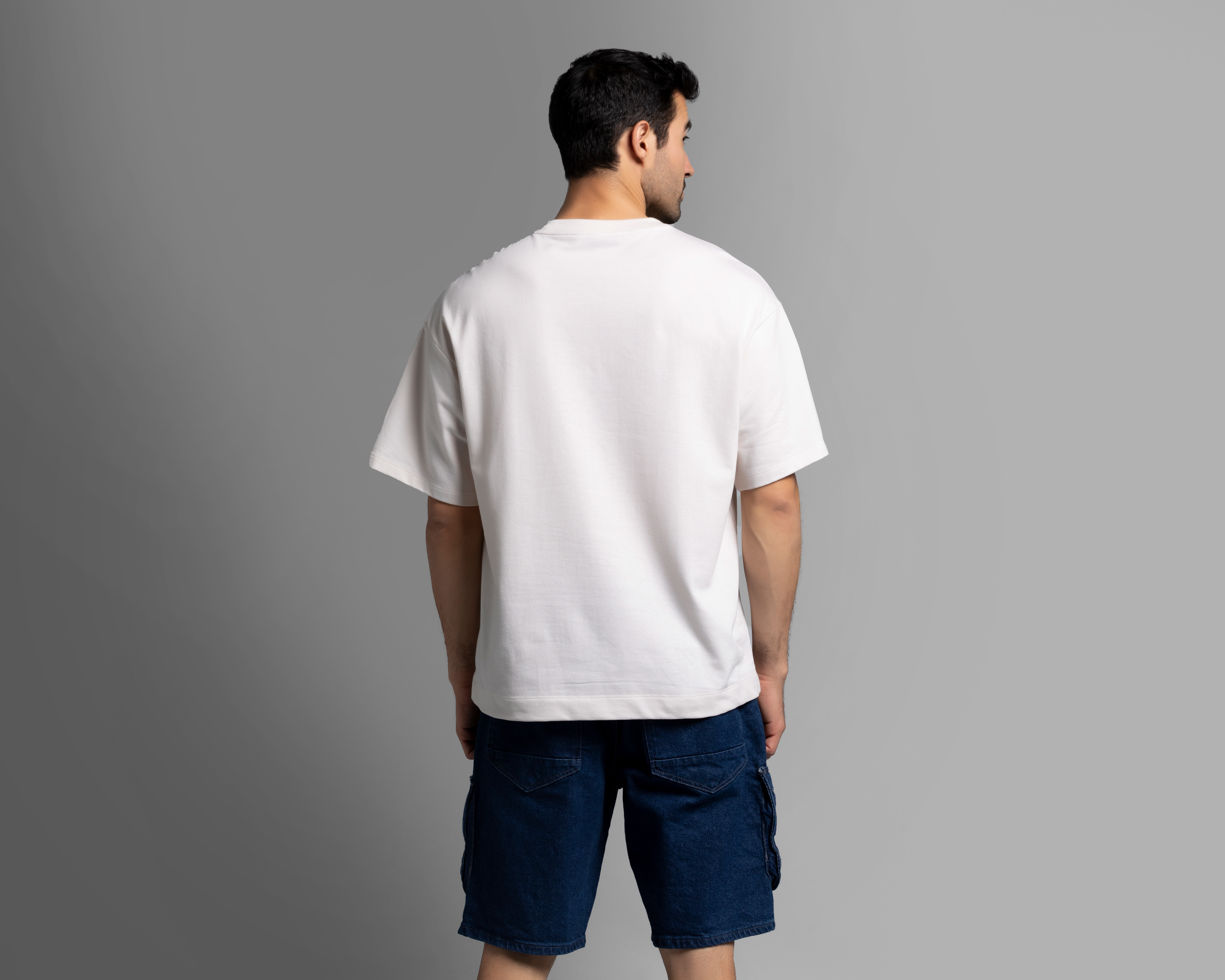 Foto 4 pulgar | Foto 3 | Playera de Cuello Redondo Beige Strona para Hombre