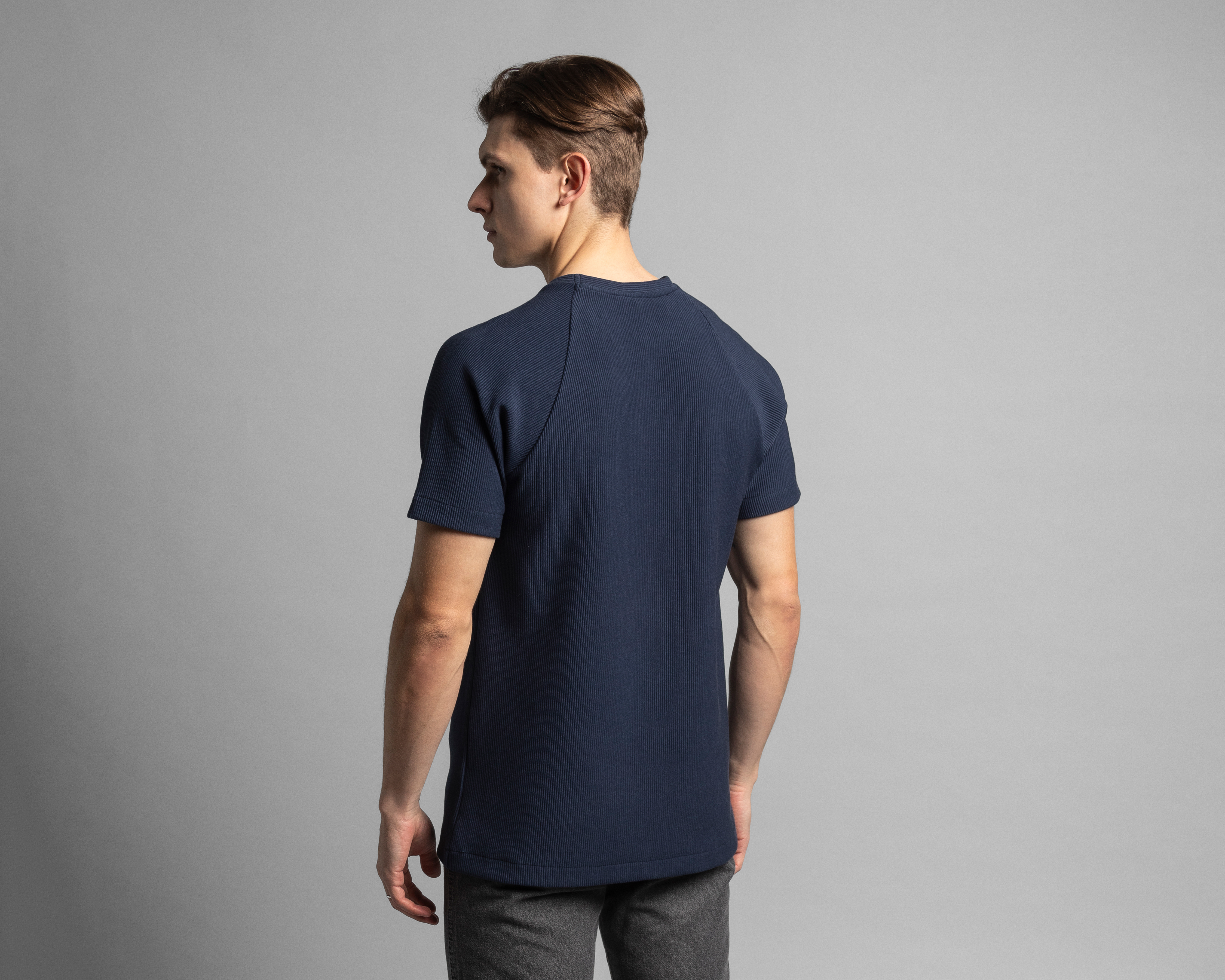 Foto 4 pulgar | Foto 3 | Playera Thinner Cuello Redondo