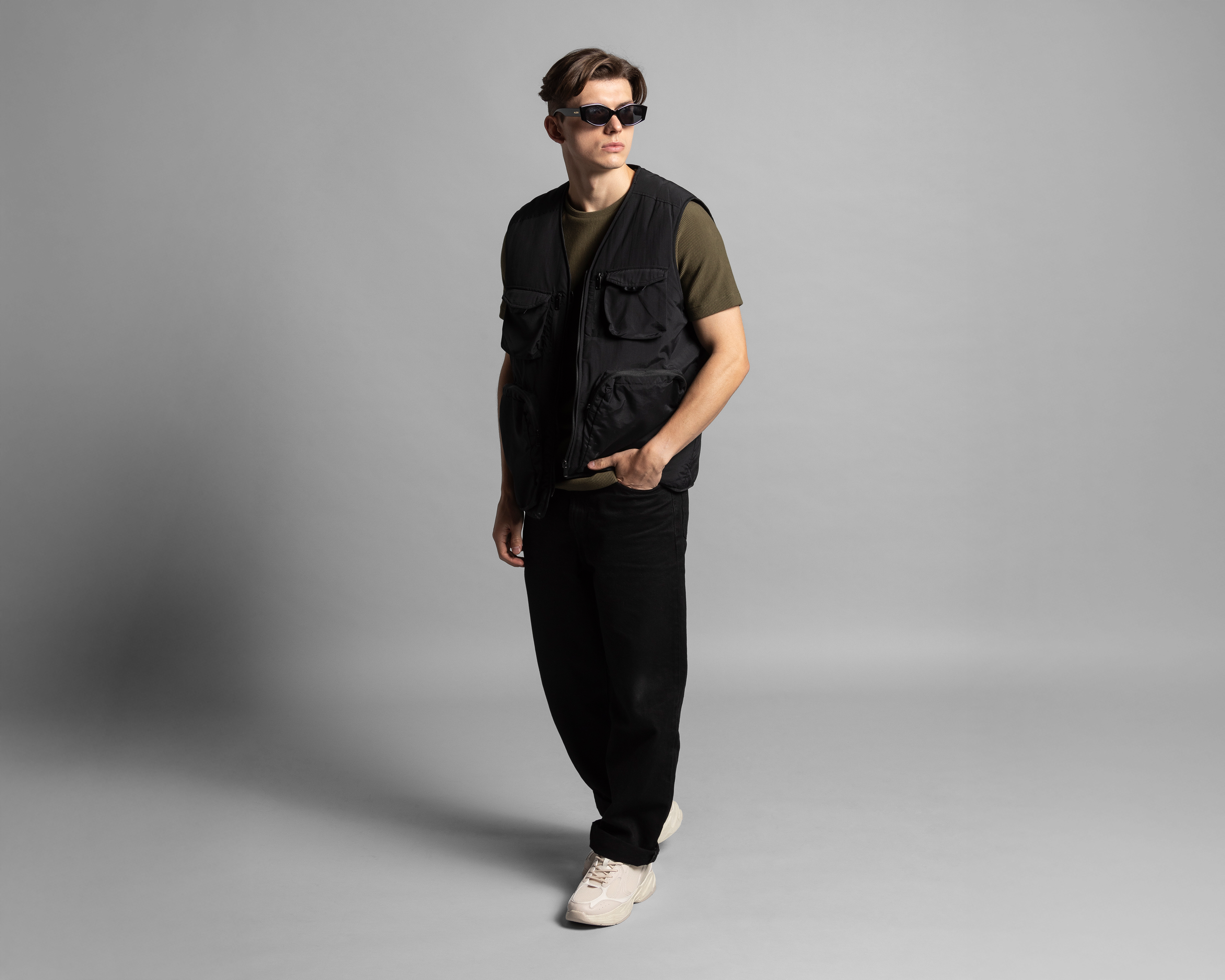 Foto 3 pulgar | Foto 2 | Playera Thinner Cuello Redondo