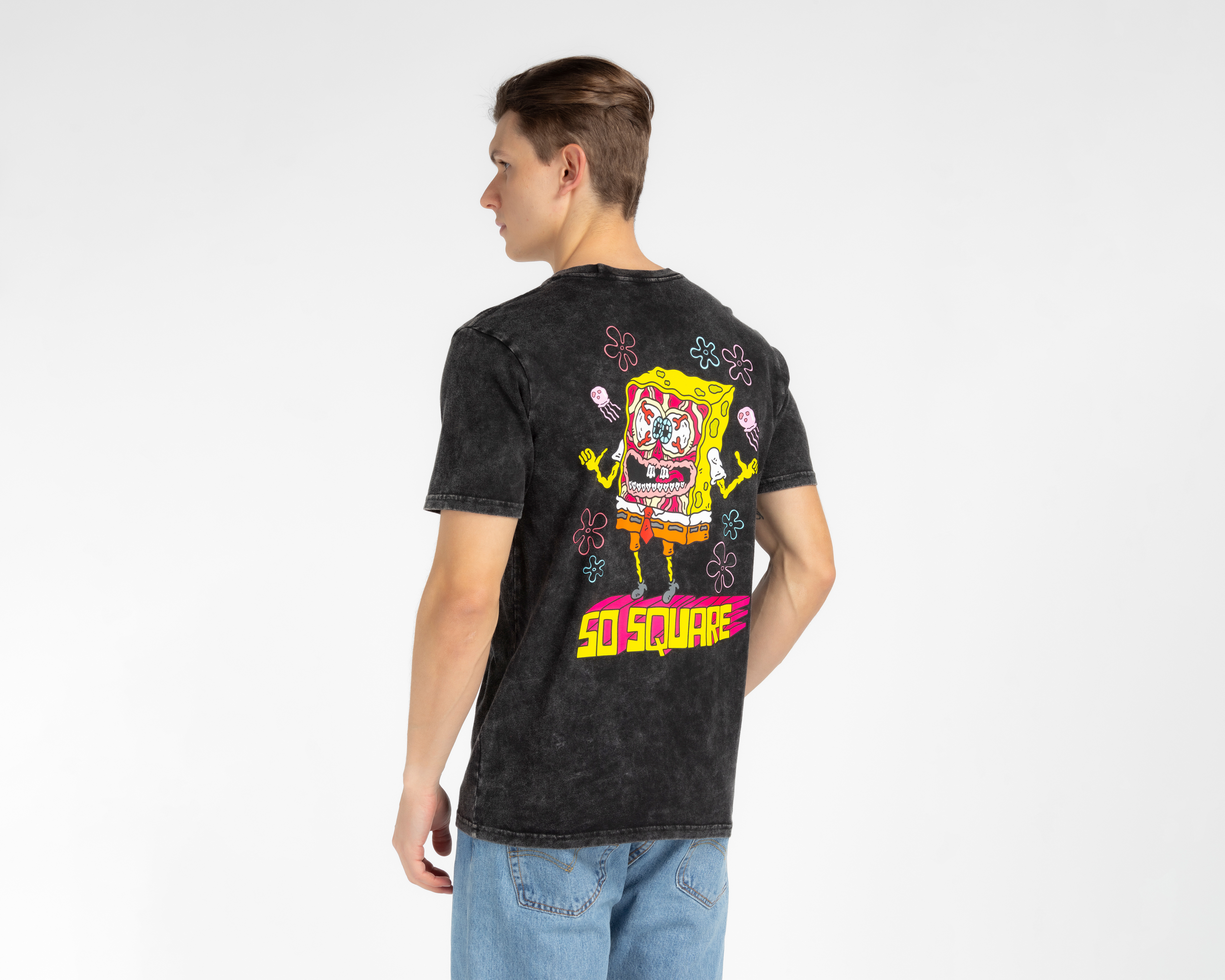 Foto 2 | Foto 2 | Playera Bob Esponja Cuello Redondo