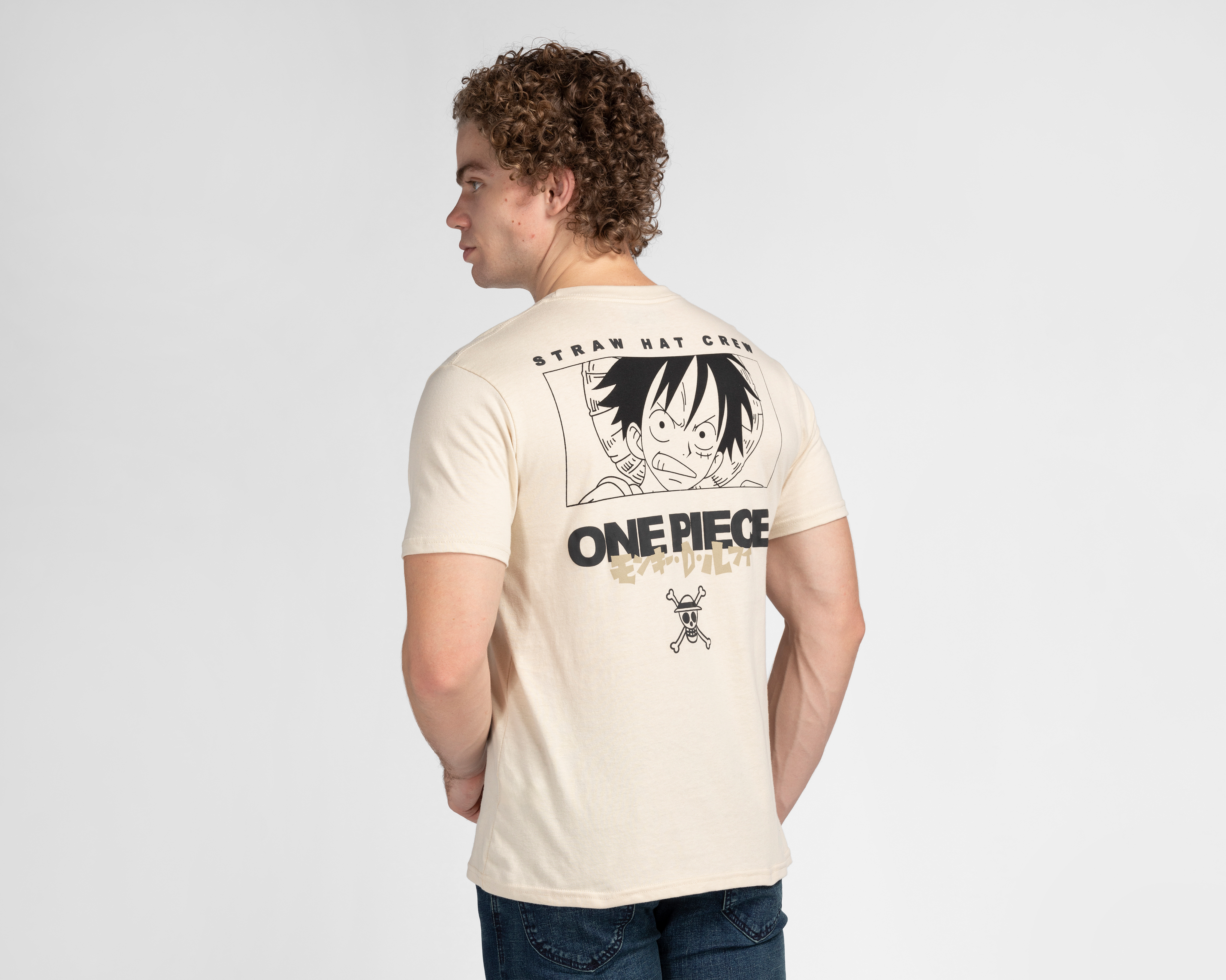 Foto 3 pulgar | Foto 2 | Playera One Piece Cuello Redondo