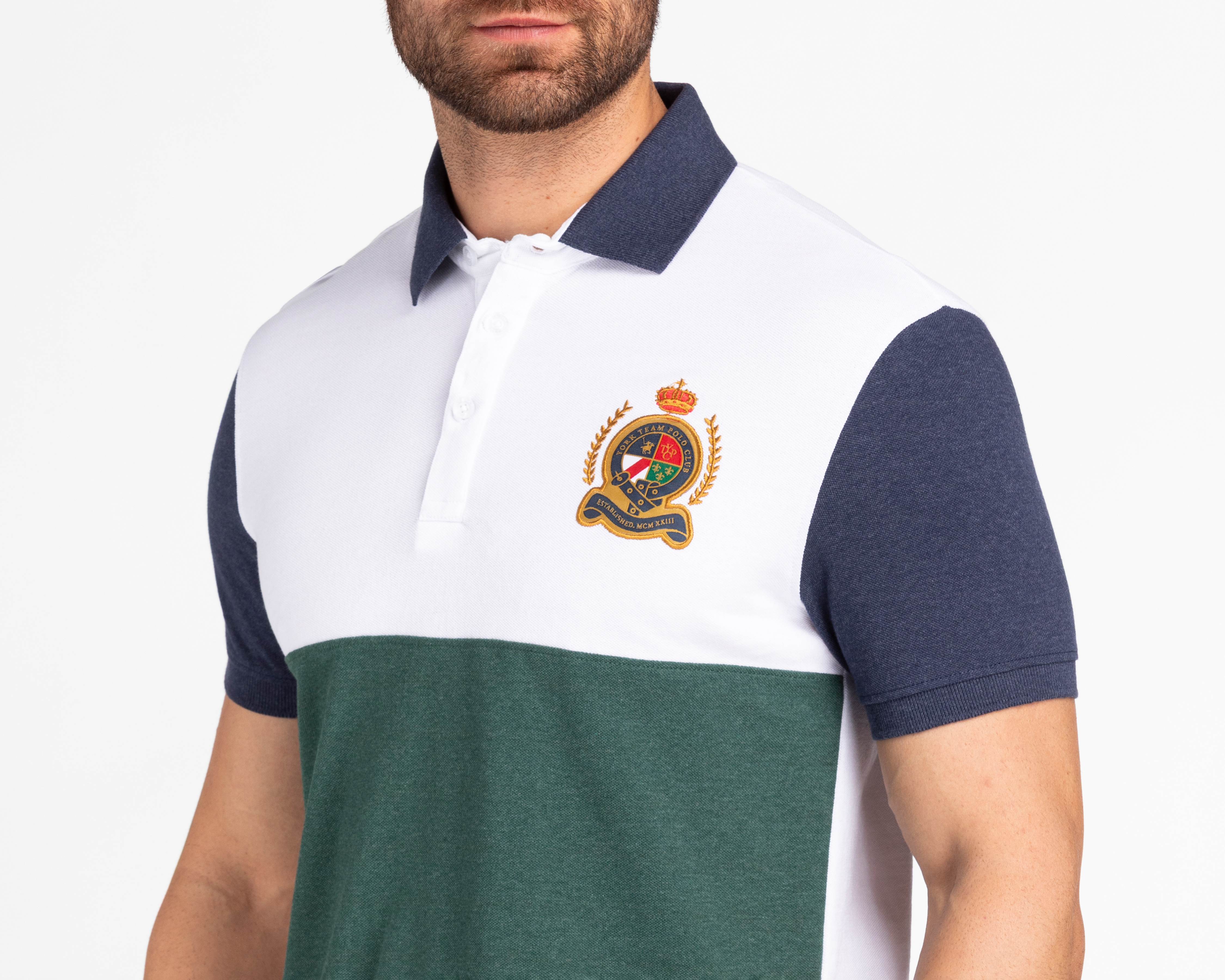 Foto 4 pulgar | Foto 3 | Playera Polo York Tean Polo Club para Hombre