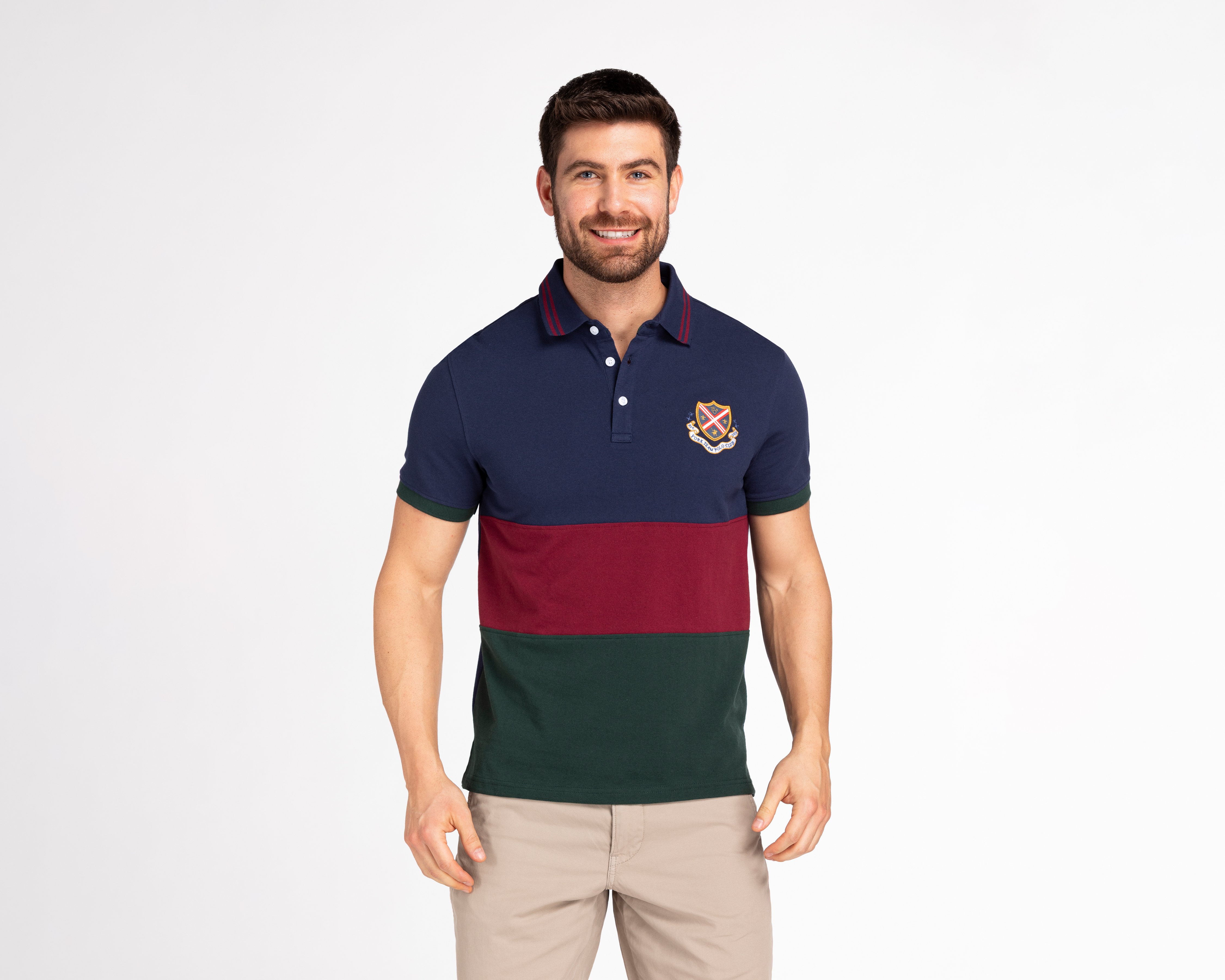 Foto 2 pulgar | Foto 1 | Playera Polo York Tean Polo Club para Hombre