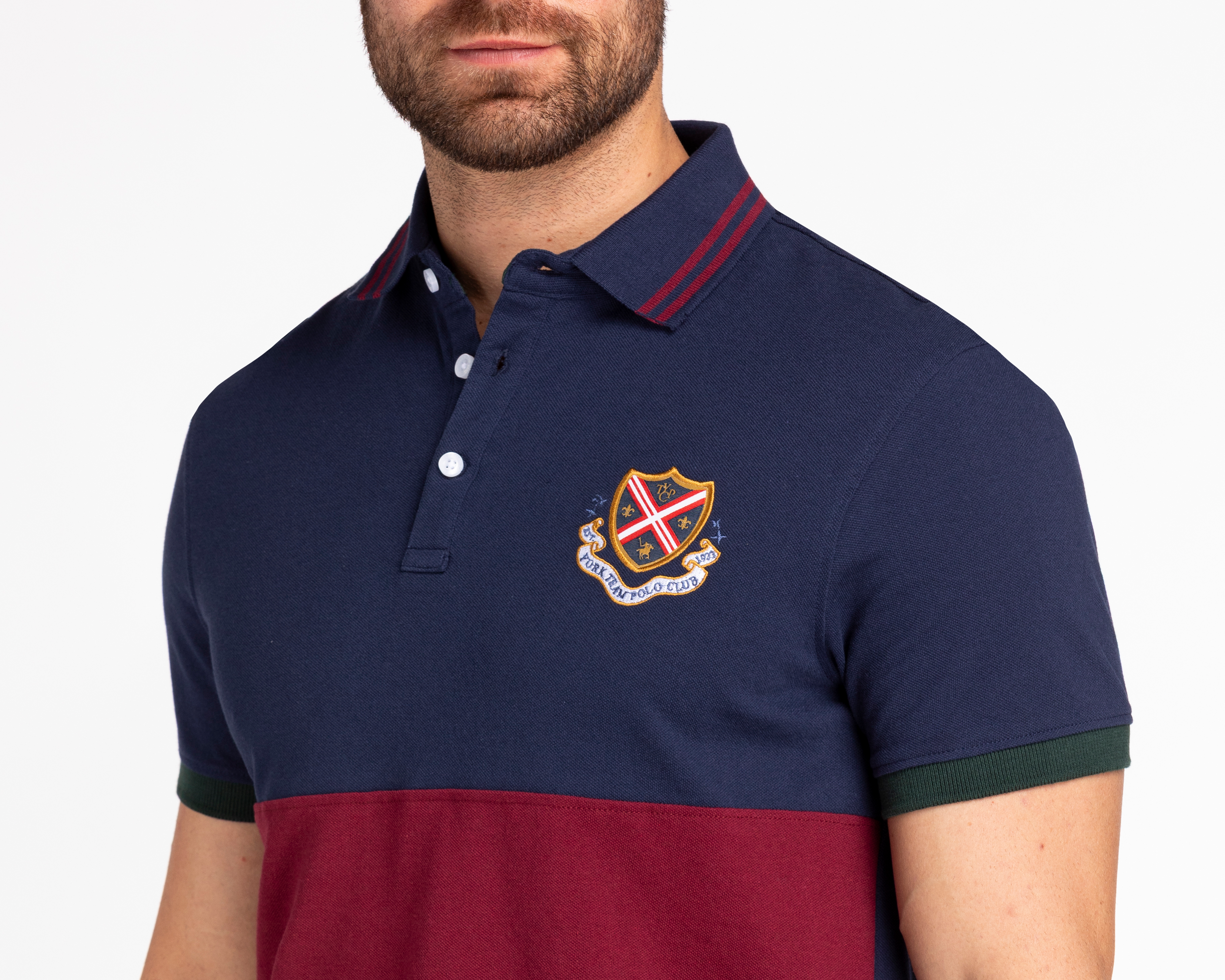 Foto 4 pulgar | Foto 3 | Playera Polo York Tean Polo Club para Hombre