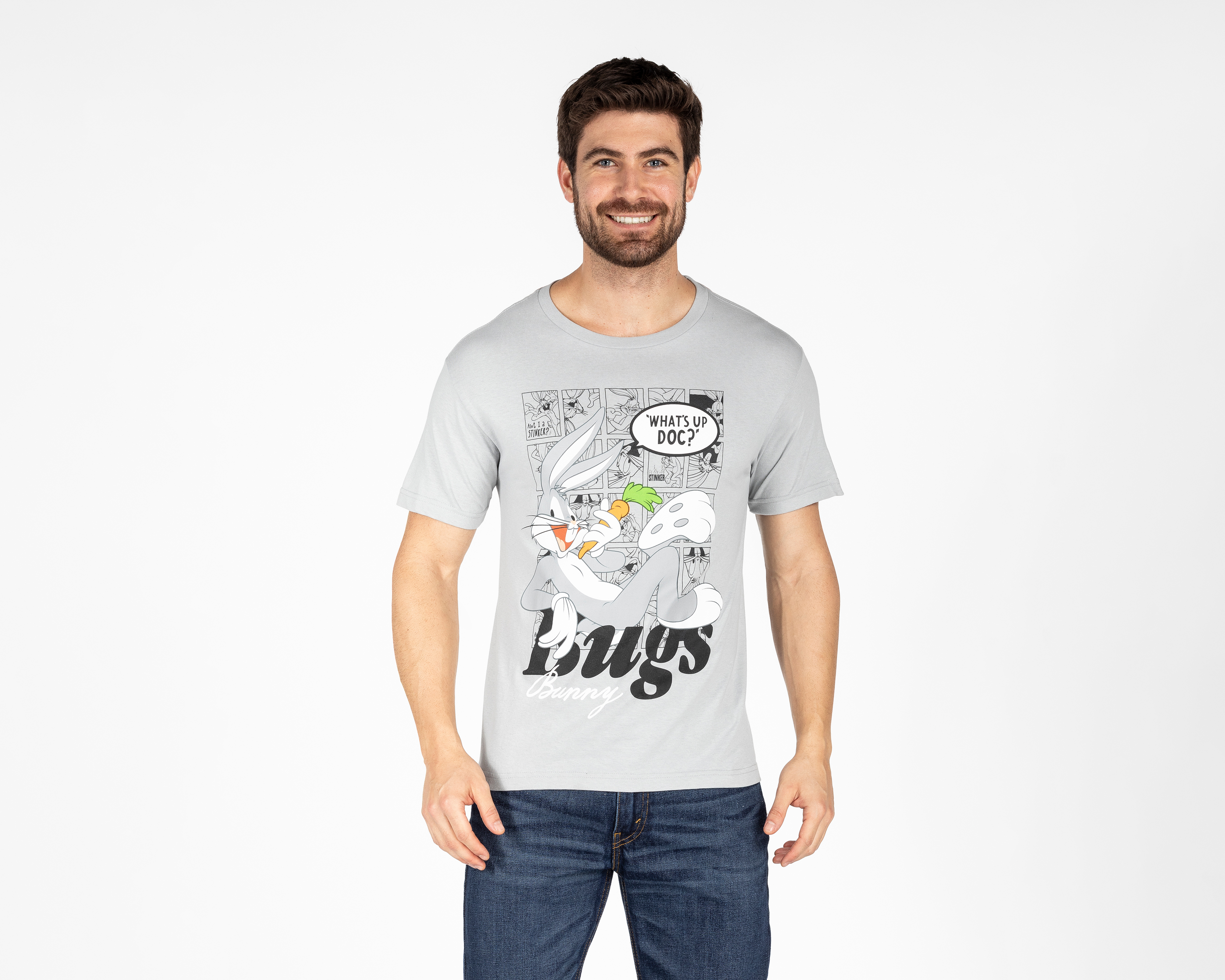 Playera Looney Tunes Cuello Redondo para Hombre