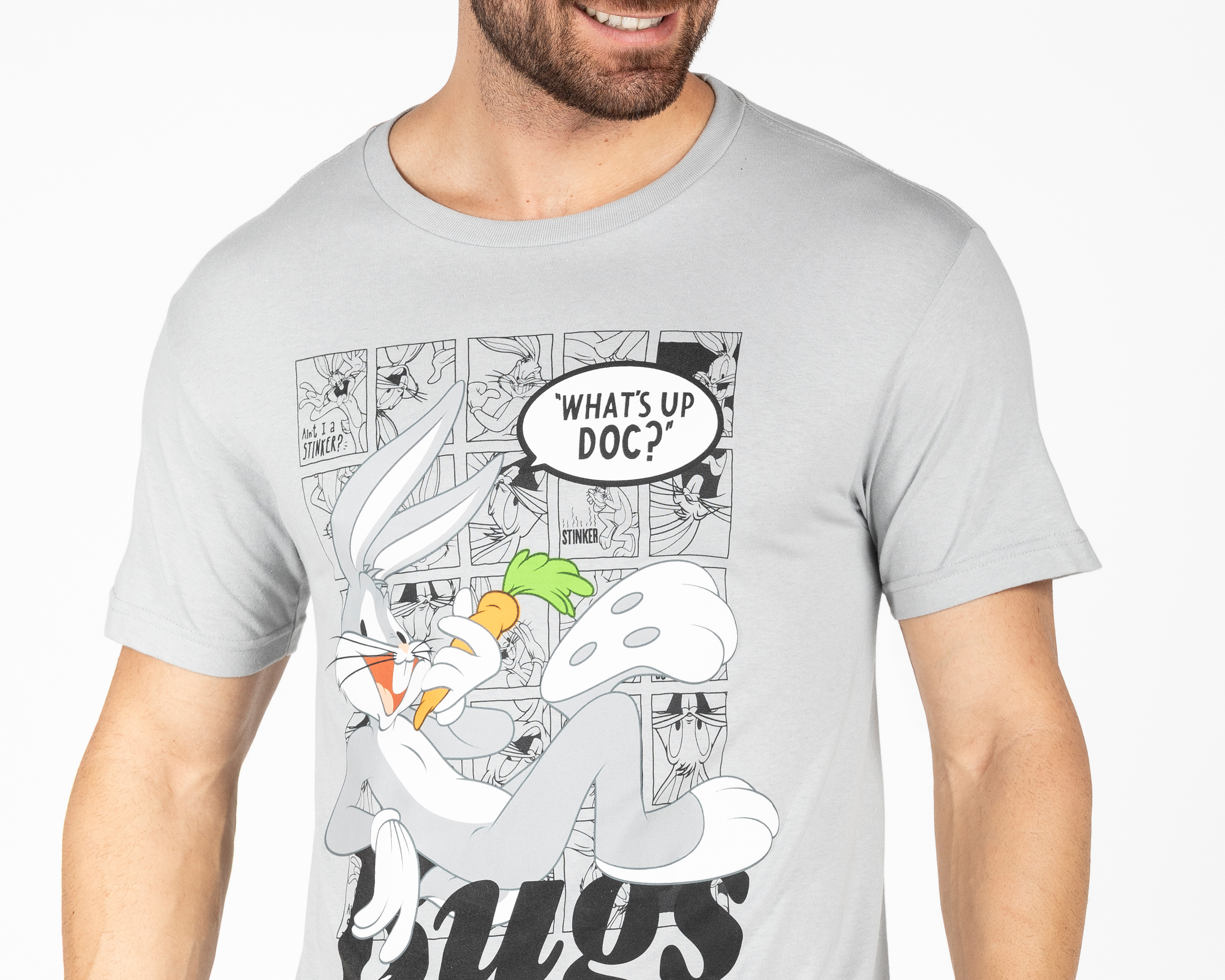 Foto 4 pulgar | Foto 3 | Playera Looney Tunes Cuello Redondo para Hombre