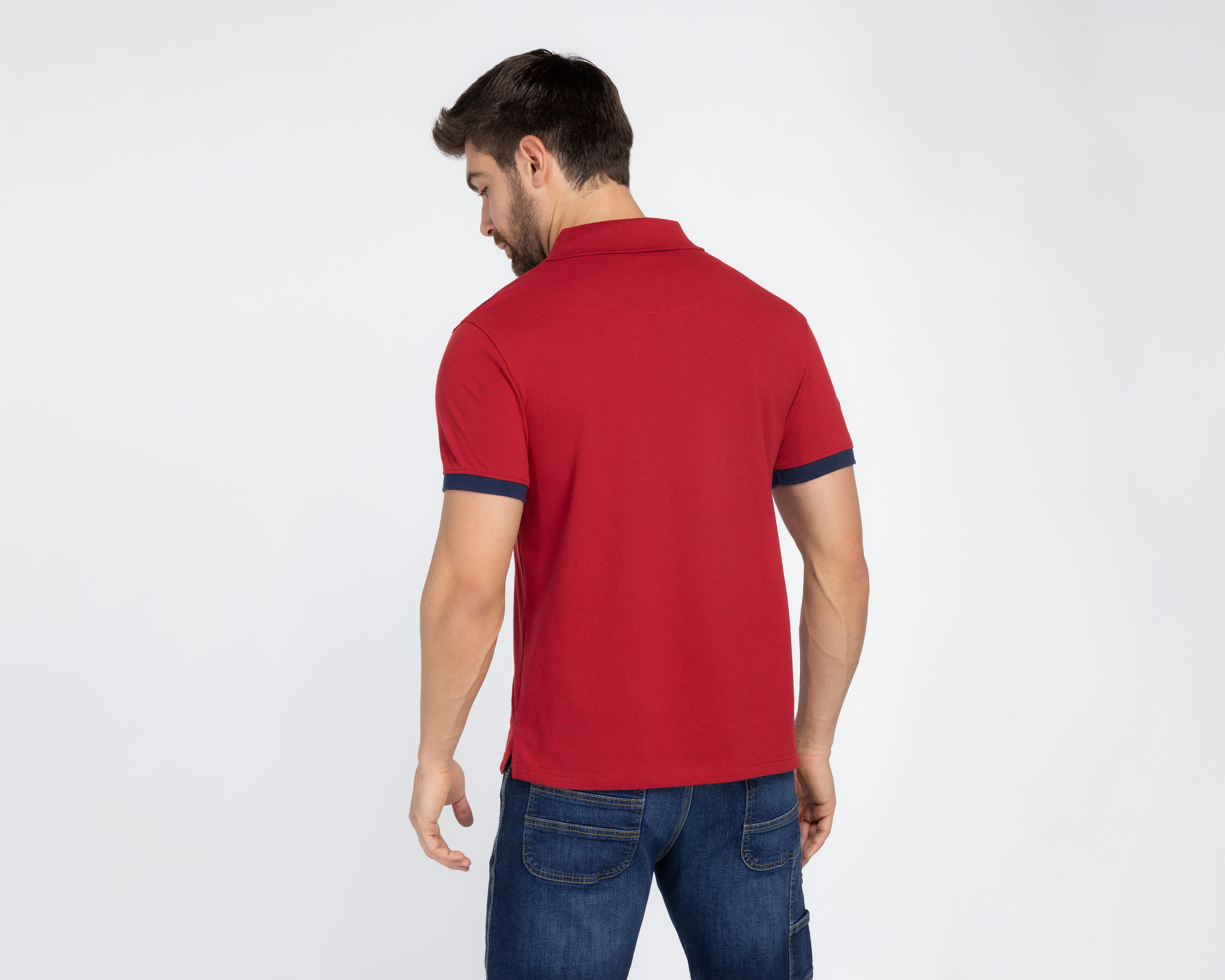 Foto 3 pulgar | Foto 2 | Playera Polo York Tean Polo Club para Hombre