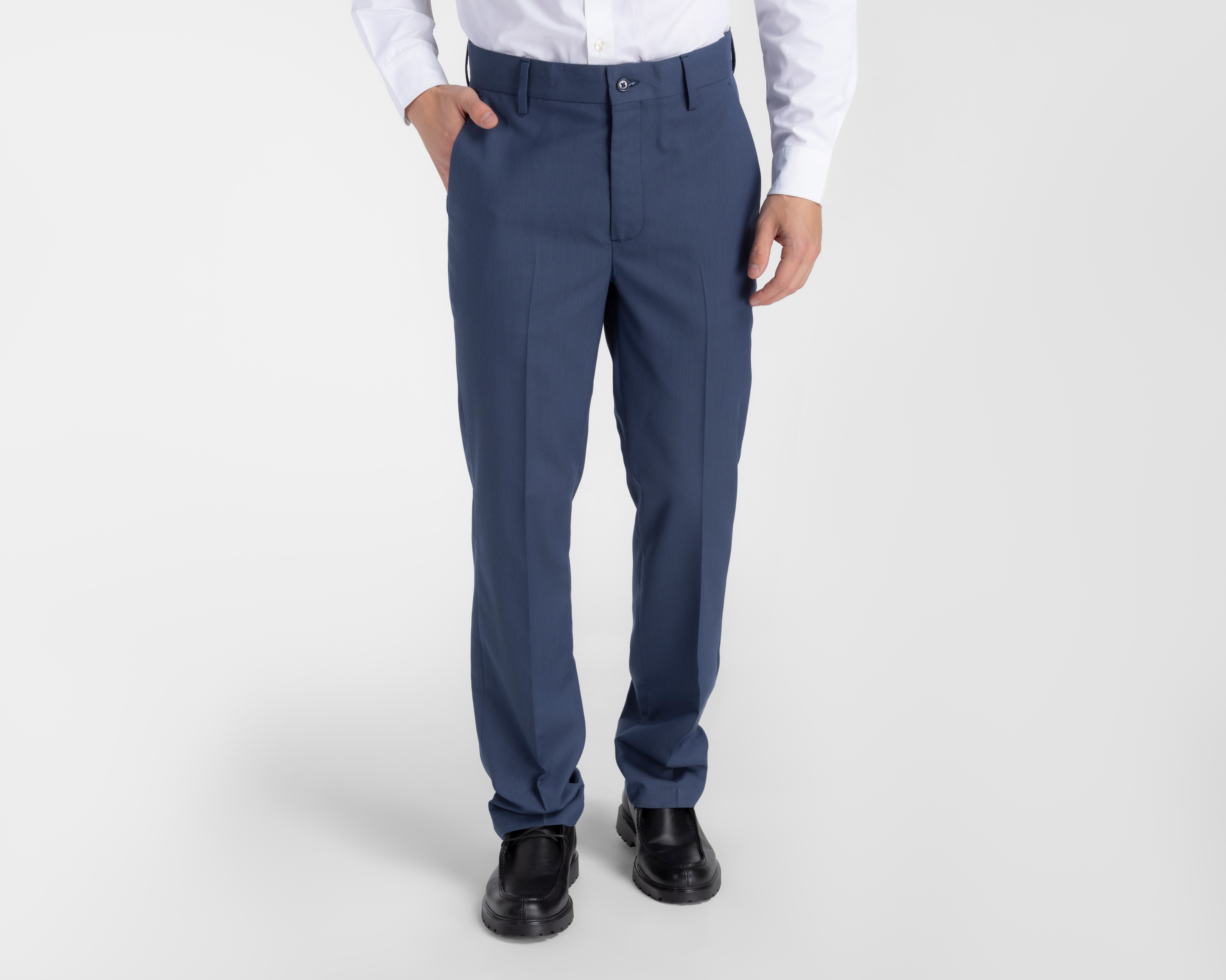 Foto 2 pulgar | Foto 1 | Pantalón de Vestir Wall Street Azul para Hombre