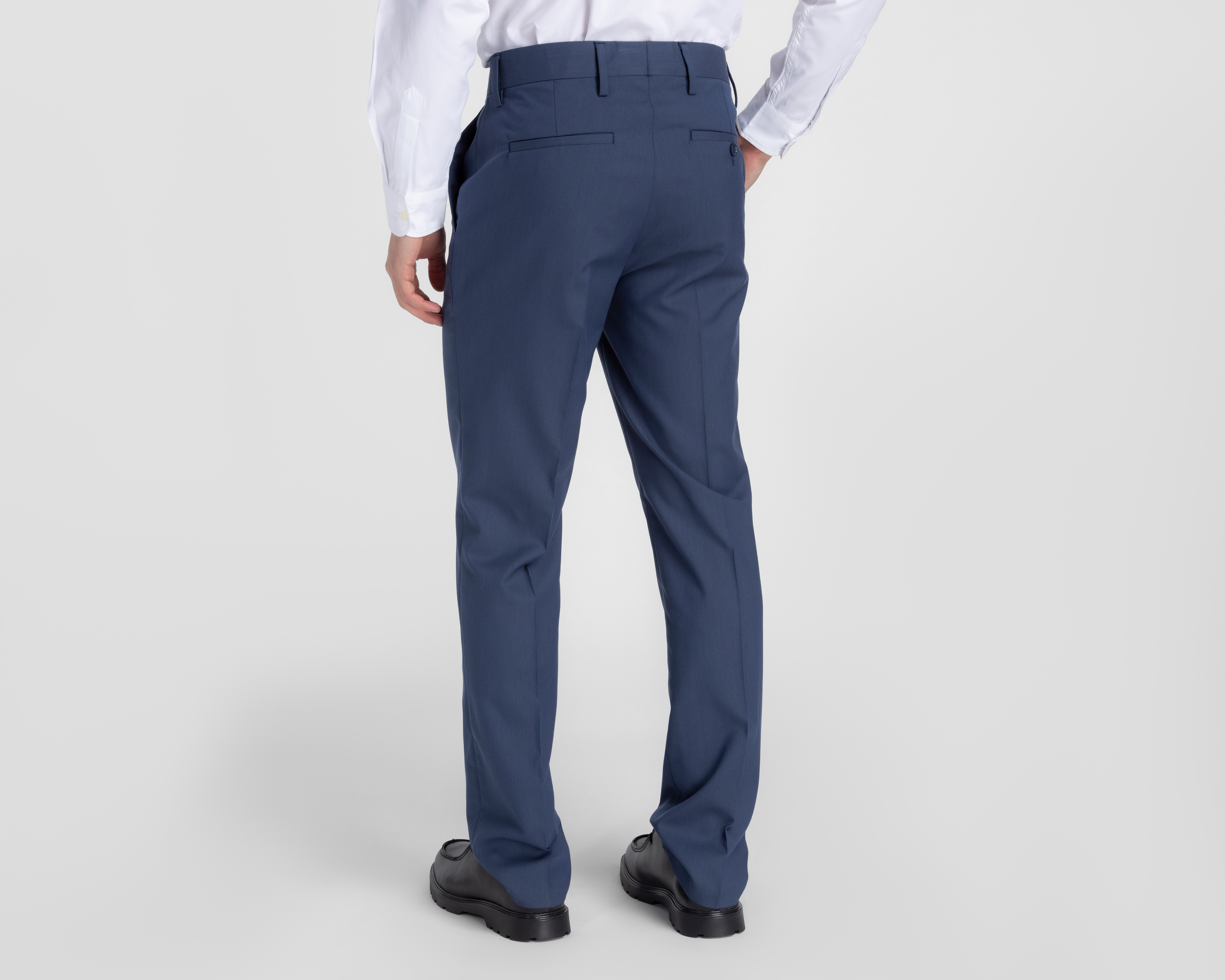 Foto 4 pulgar | Foto 3 | Pantalón de Vestir Wall Street Azul para Hombre