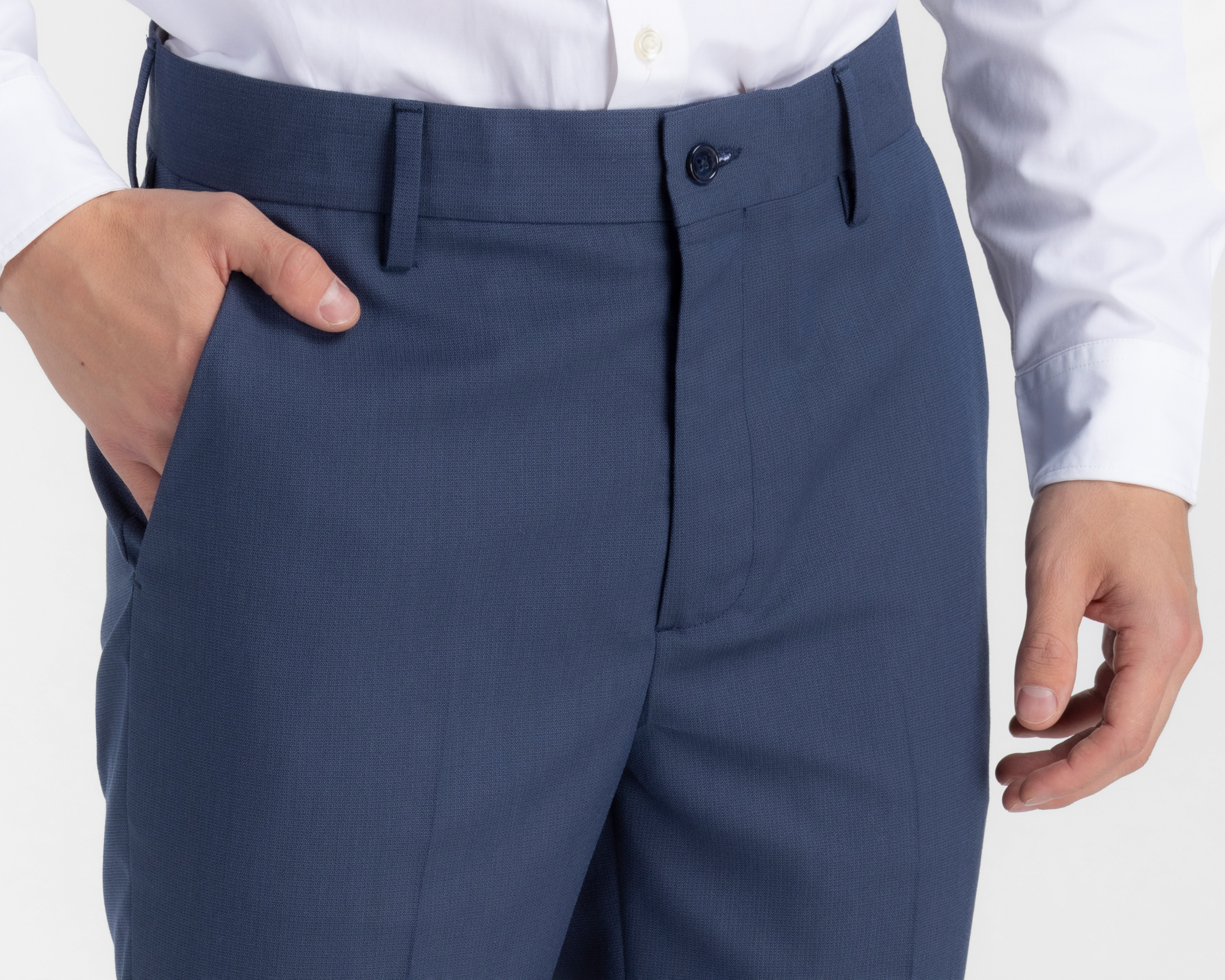 Foto 5 pulgar | Foto 4 | Pantalón de Vestir Wall Street Azul para Hombre