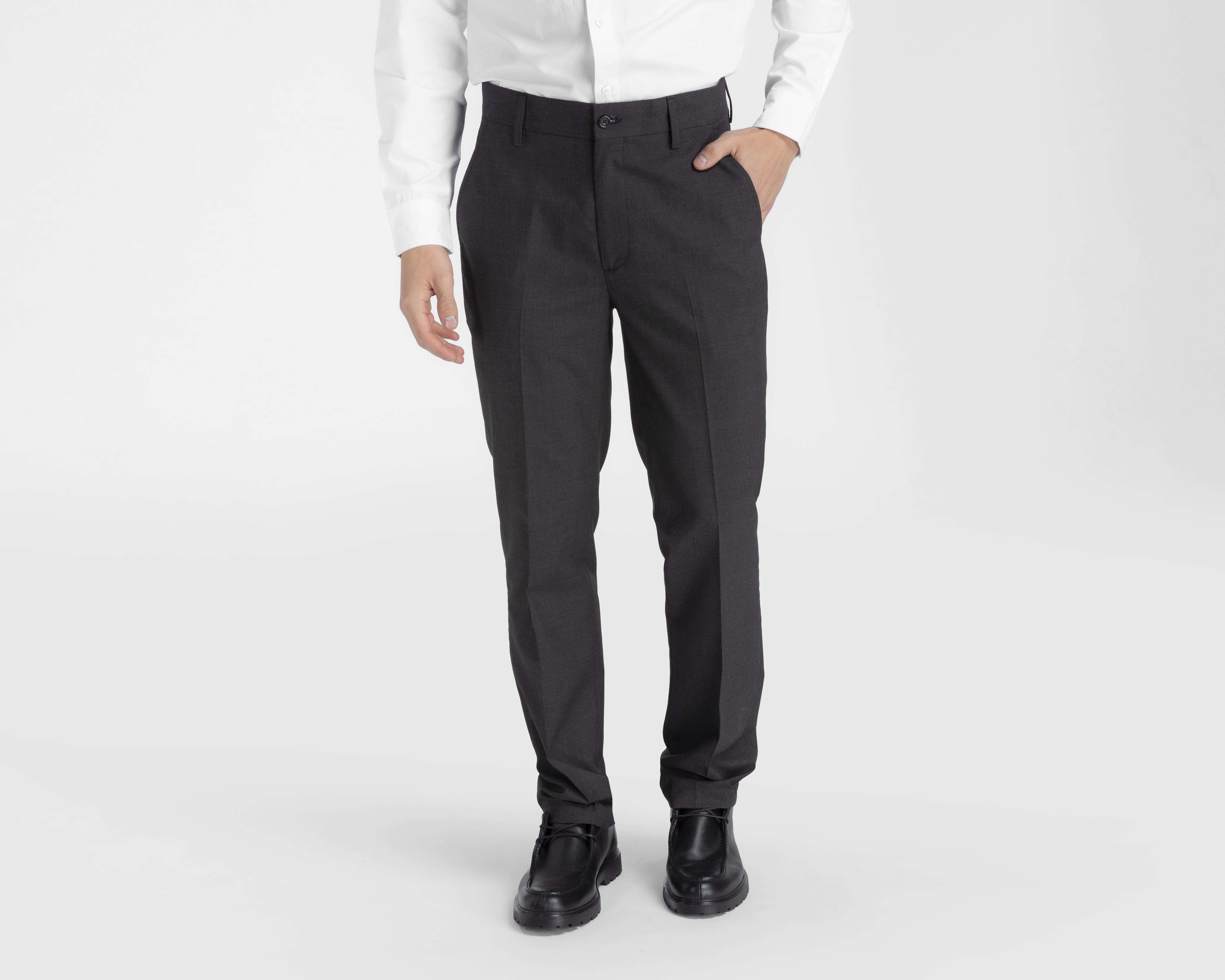 Foto 2 pulgar | Foto 1 | Pantalón de Vestir Wall Street a Cuadros para Hombre