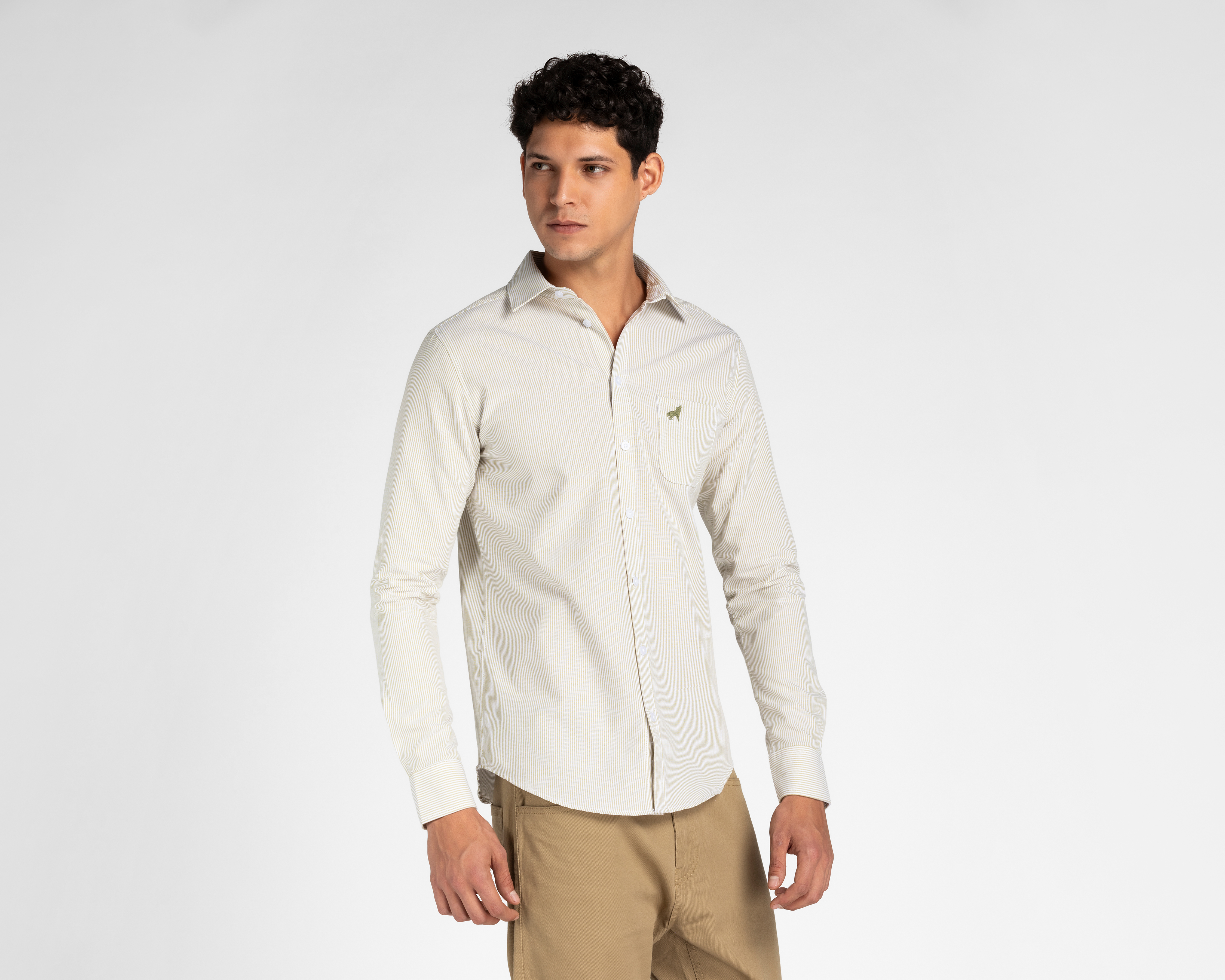 Foto 2 pulgar | Foto 1 | Camisa Casual Refill Regular a Rayas