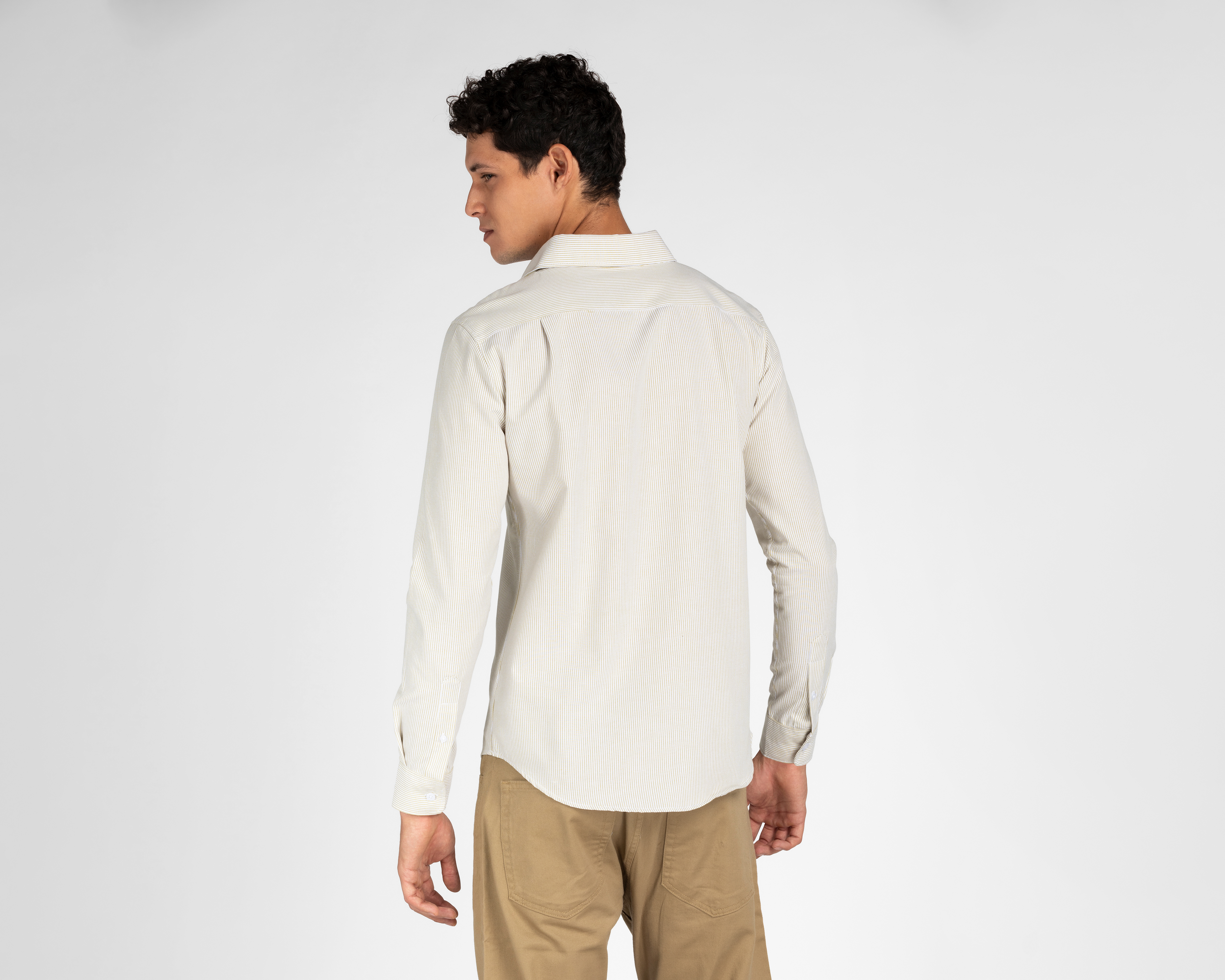 Foto 4 pulgar | Foto 3 | Camisa Casual Refill Regular a Rayas