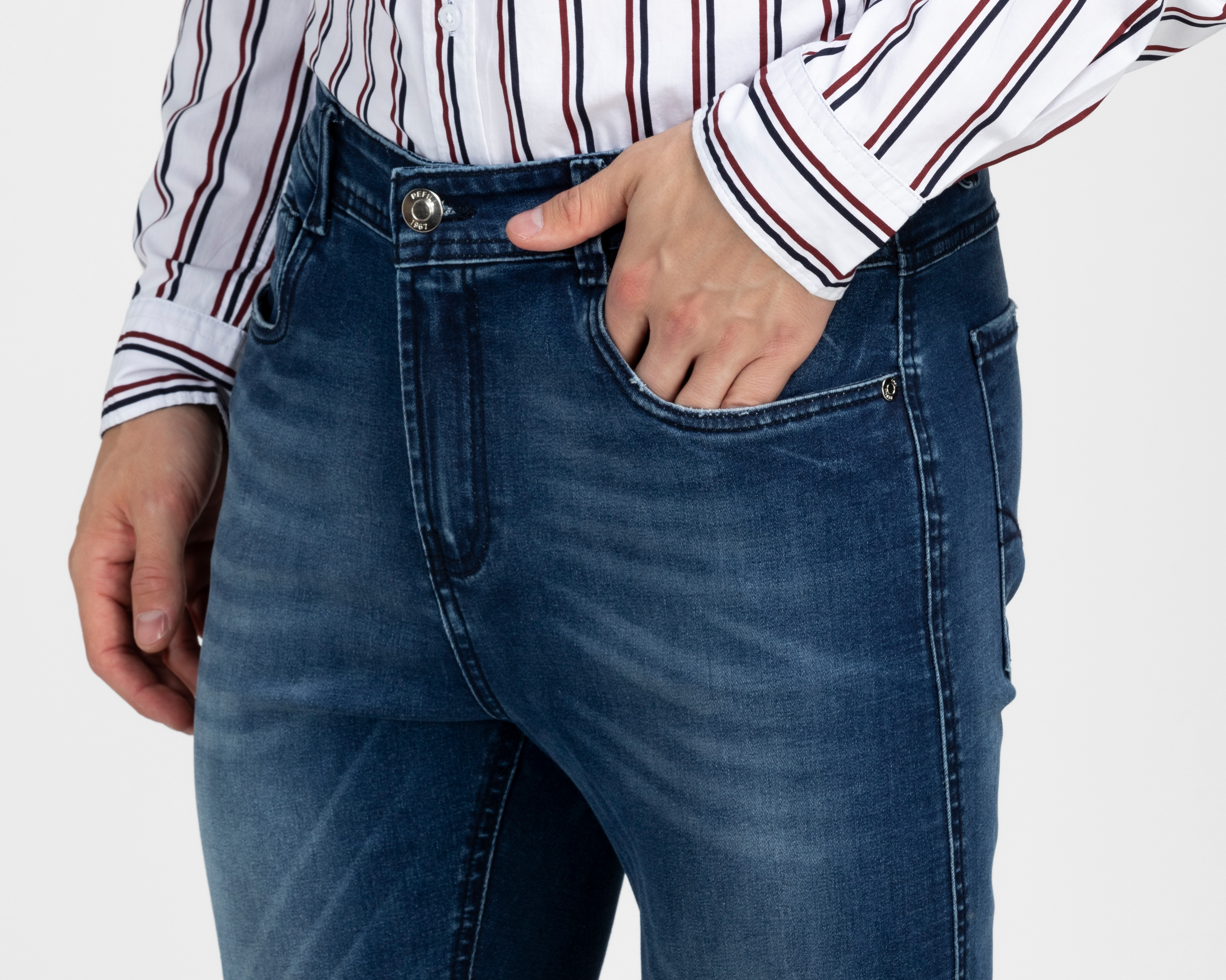 Foto 4 | Foto 4 | Jeans Skinny Refill para Hombre