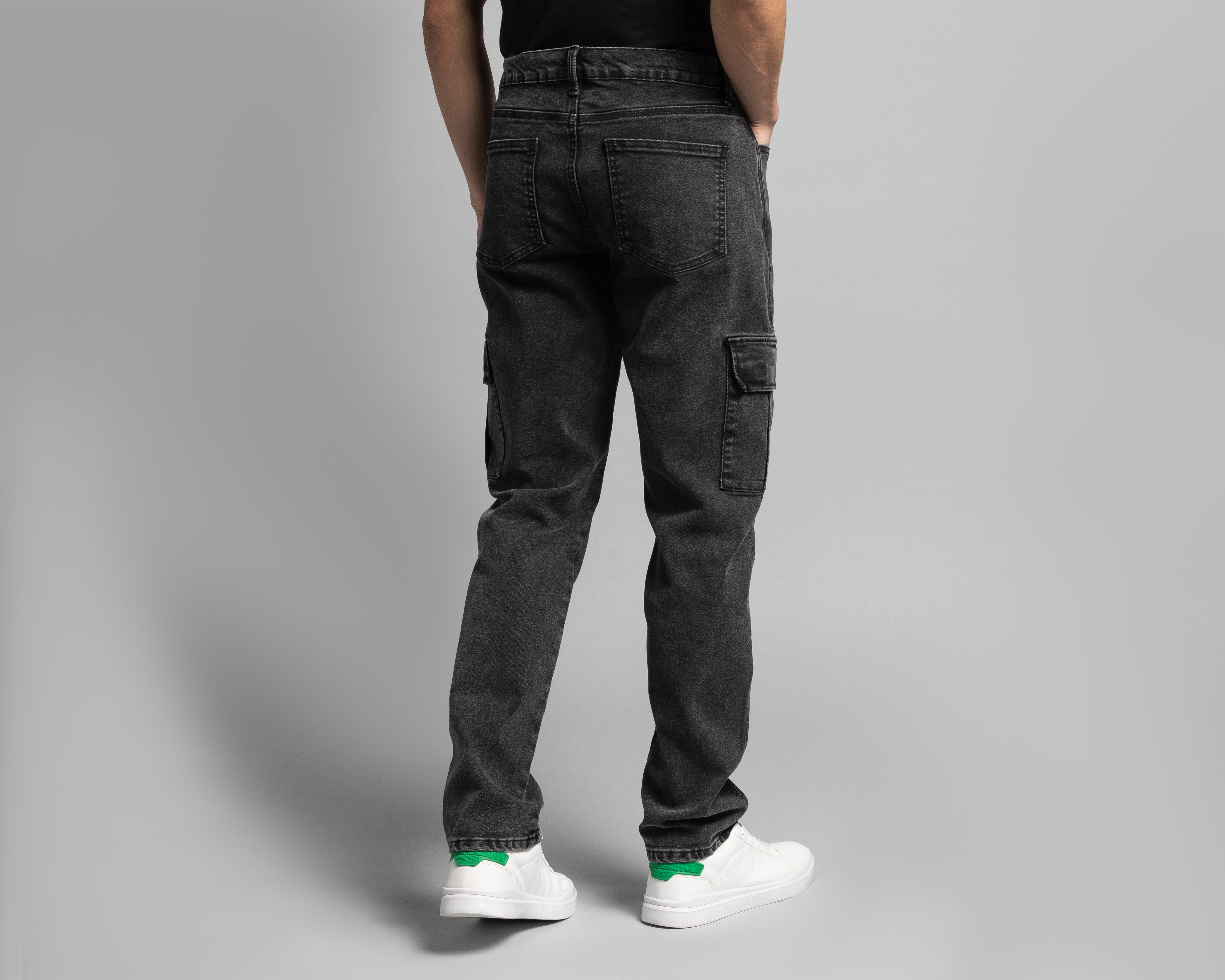 Foto 4 pulgar | Foto 3 | Jeans Cargo Strona para Hombre