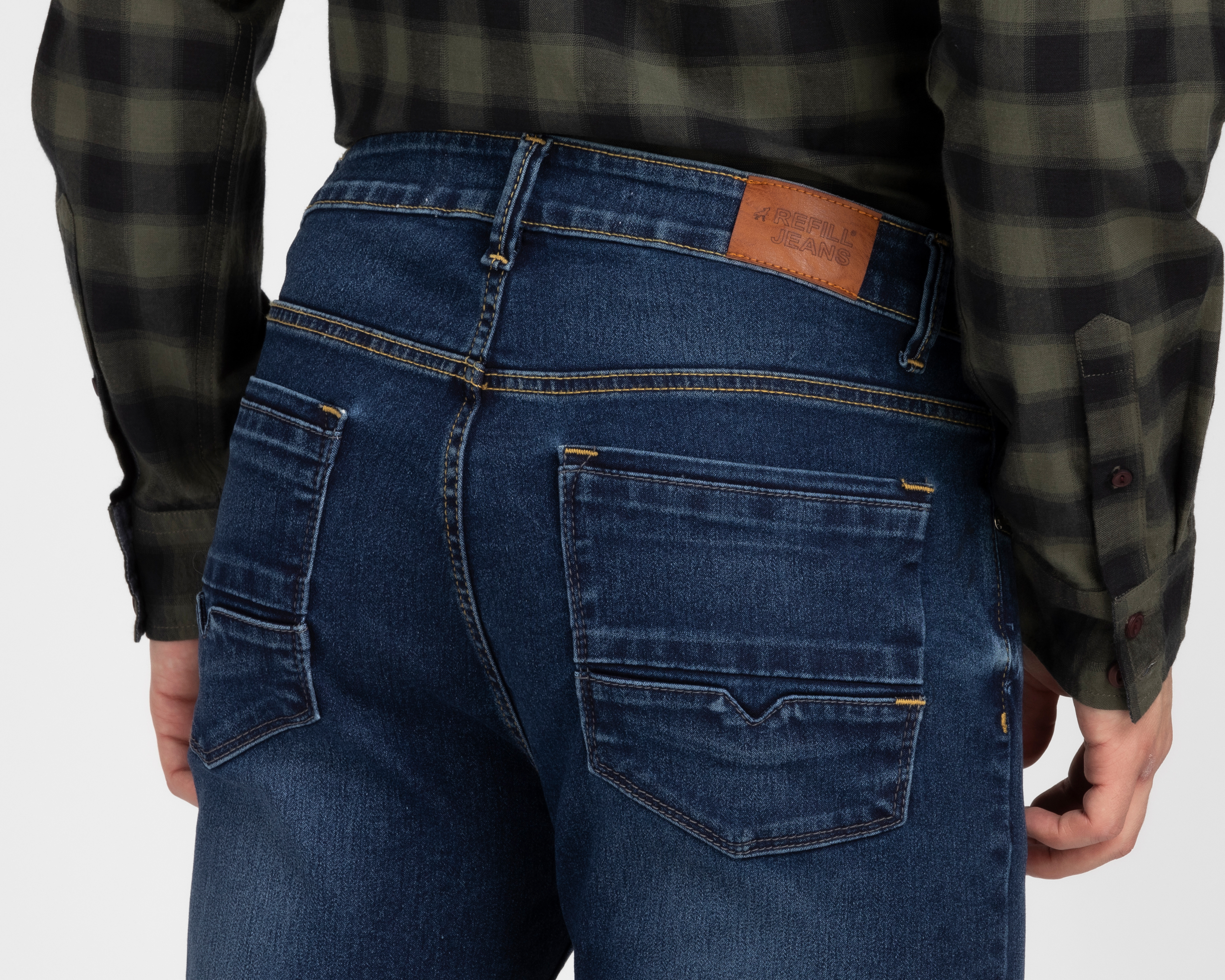 Foto 6 pulgar | Foto 5 | Jeans Skinny Refill para Hombre