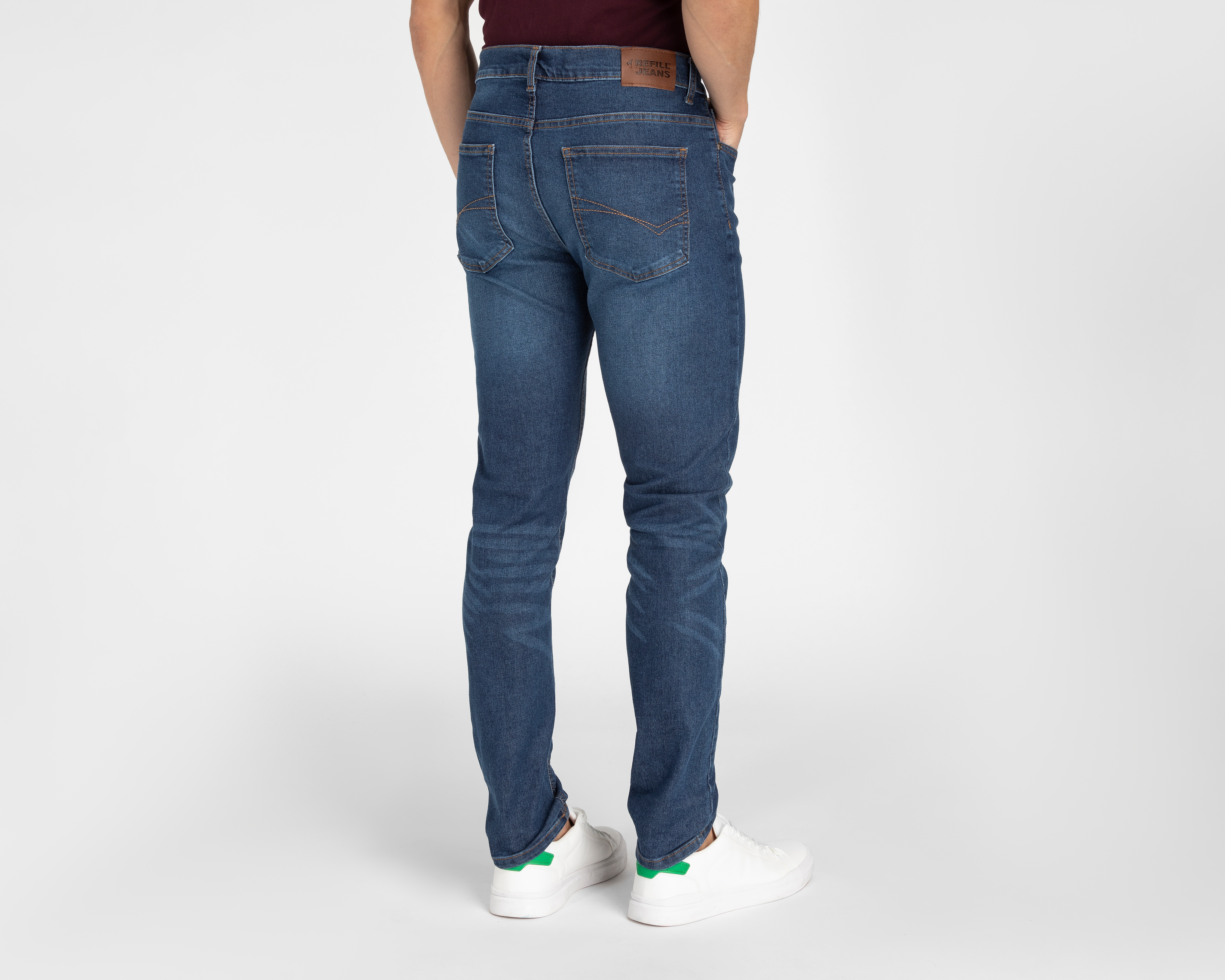 Foto 4 pulgar | Foto 3 | Jeans Skinny Refill para Hombre