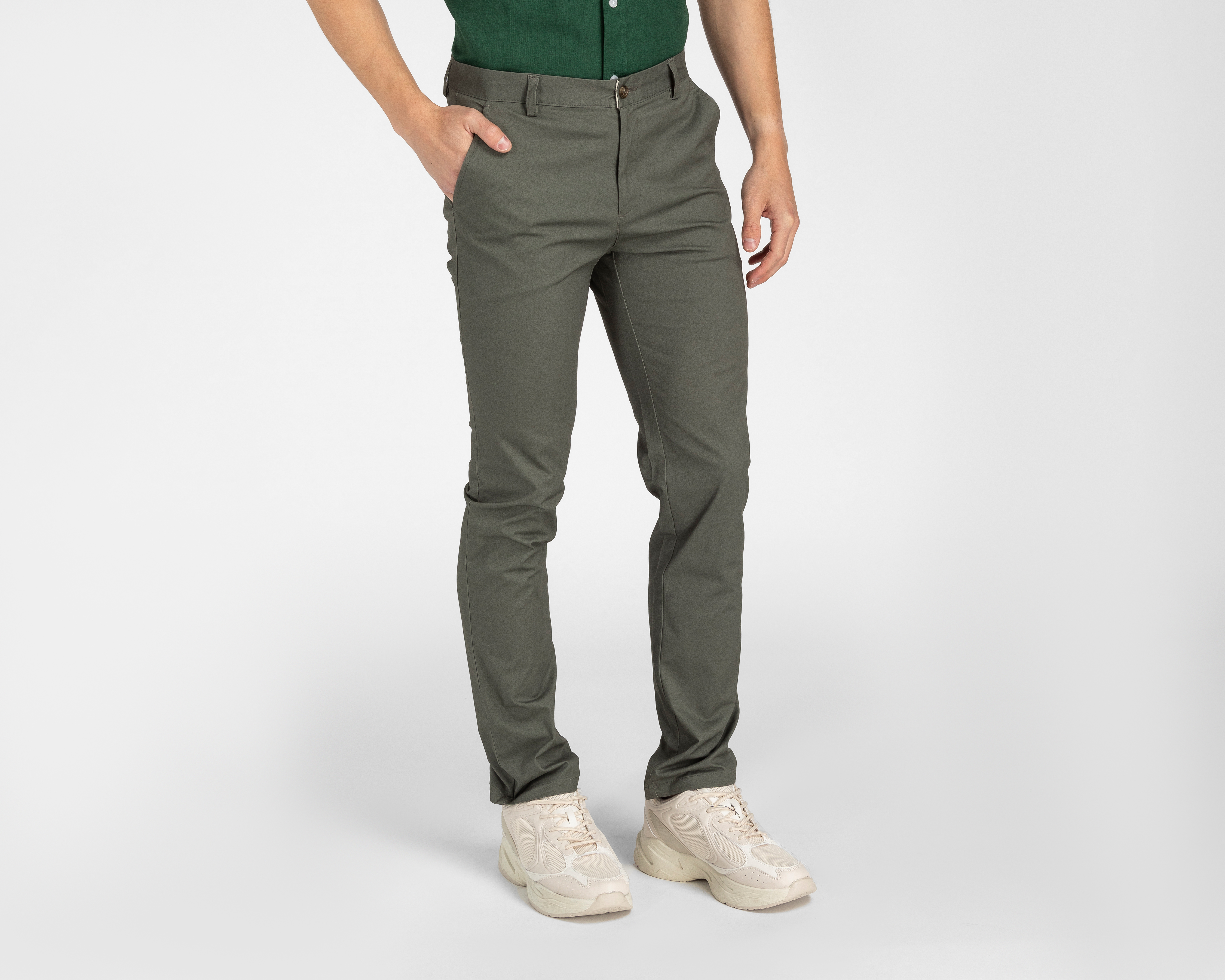 Foto 1 | Foto 1 | Pantalón Chino Porto Sur Gris para Hombre