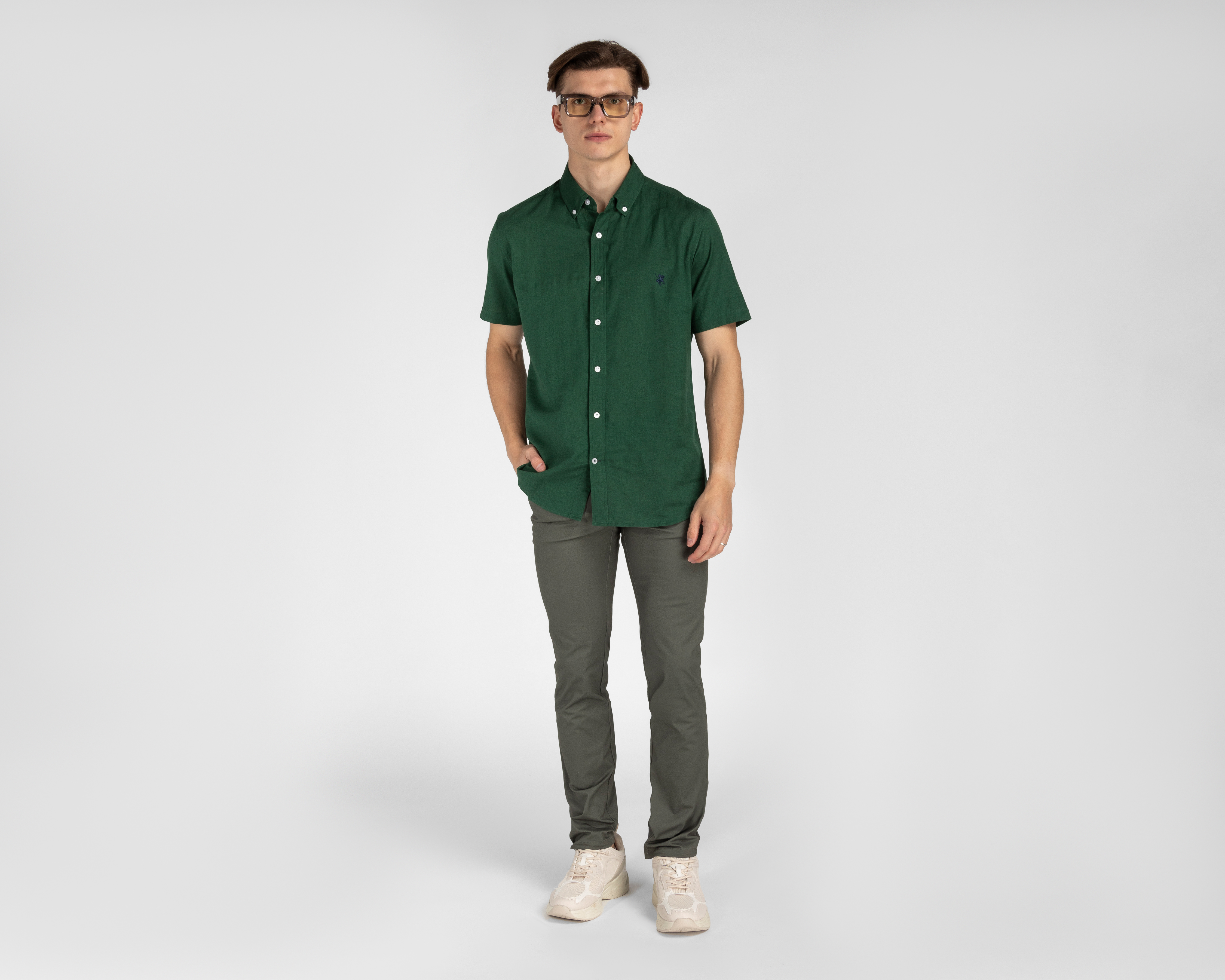 Foto 2 | Foto 2 | Pantalón Chino Porto Sur Gris para Hombre