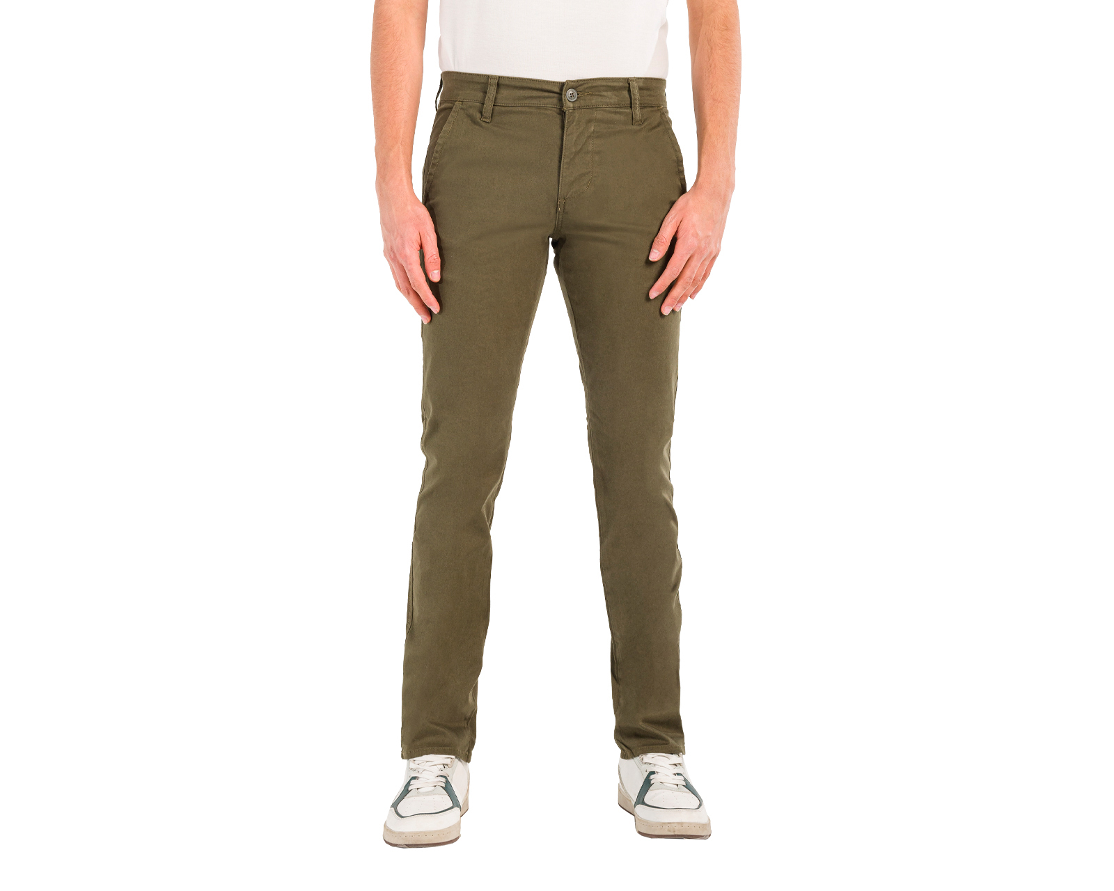 Pantalón Chino Oggi Verde Olivo para Hombre