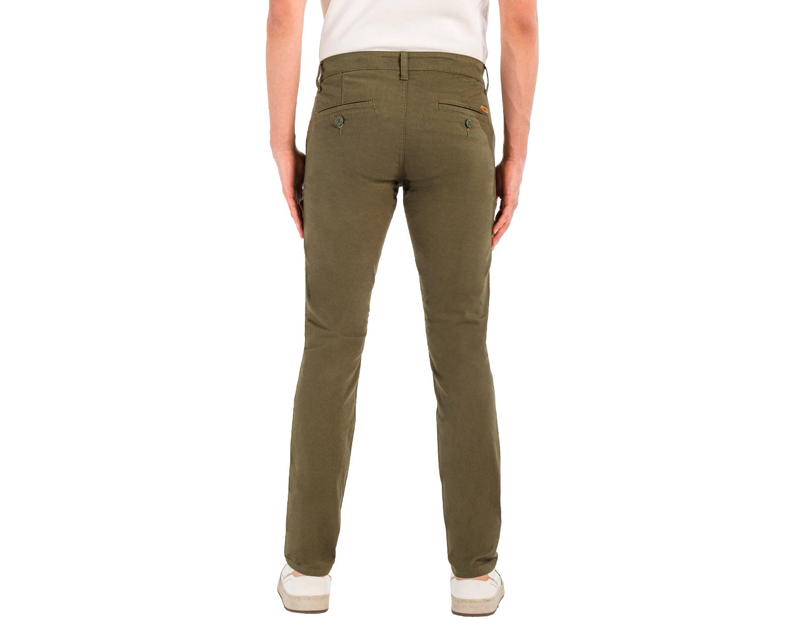 Foto 4 pulgar | Foto 3 | Pantalón Chino Oggi Verde Olivo para Hombre